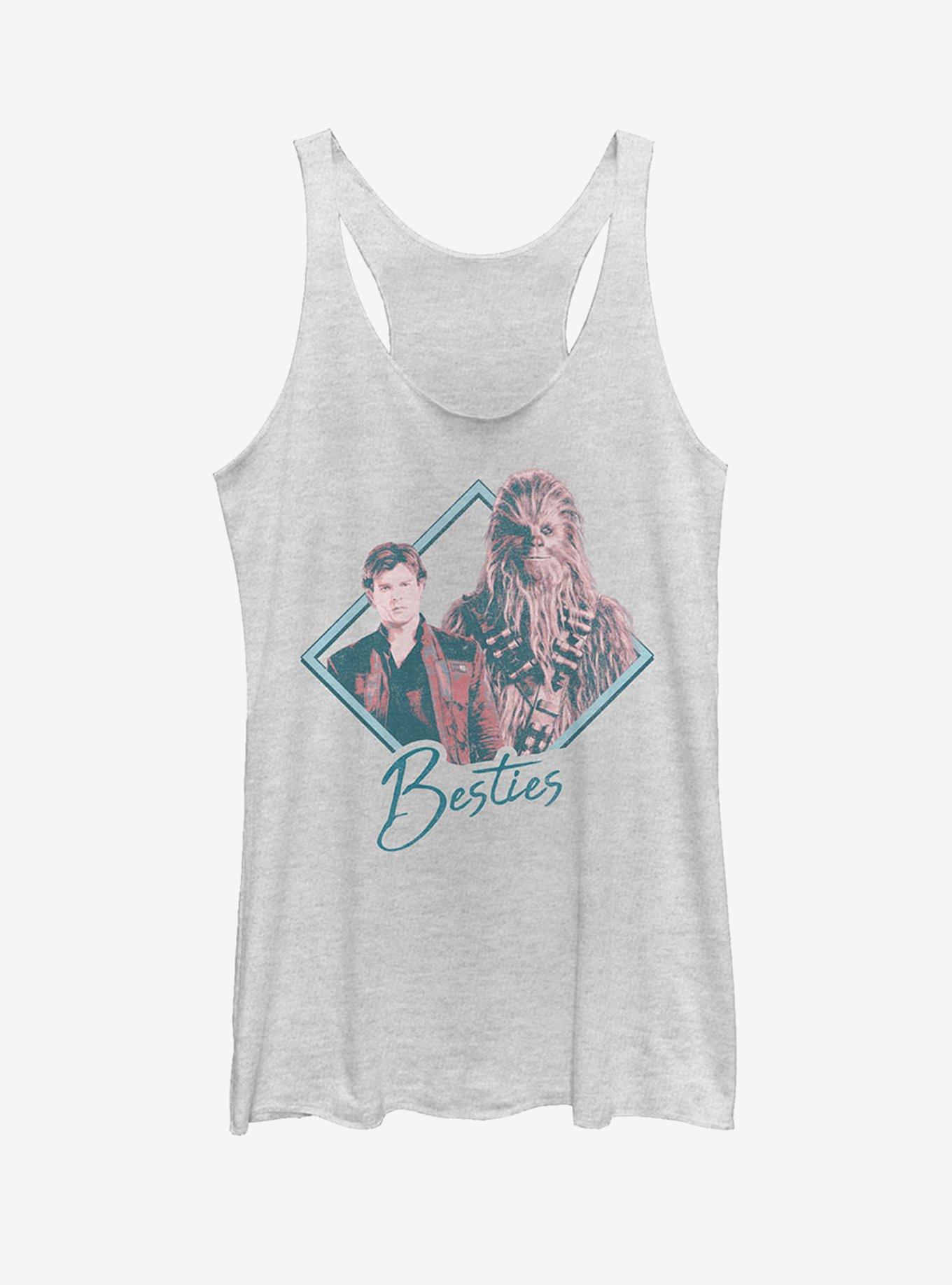 Star Wars Besties Triangle Girls Tanks, WHITE HTR, hi-res