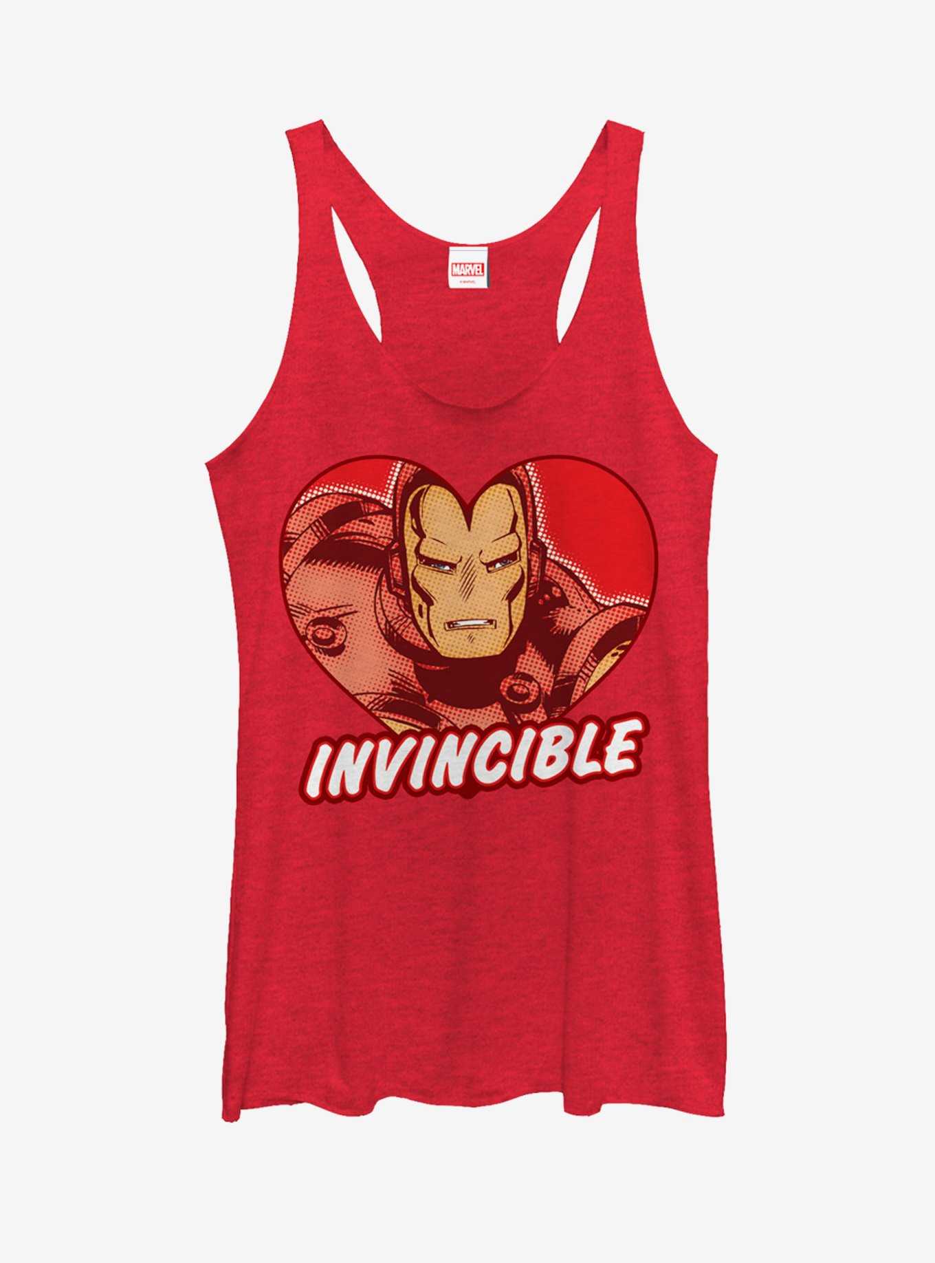 Marvel Iron Man Invincible Heart Girls Tanks, , hi-res