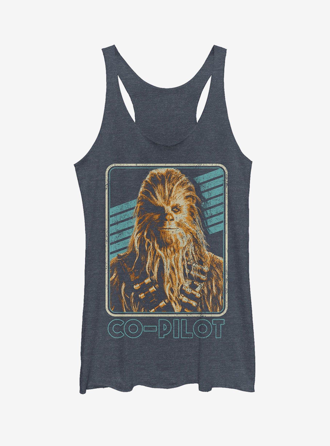 Star Wars Retro Chewie Copilot Girls Tanks, , hi-res