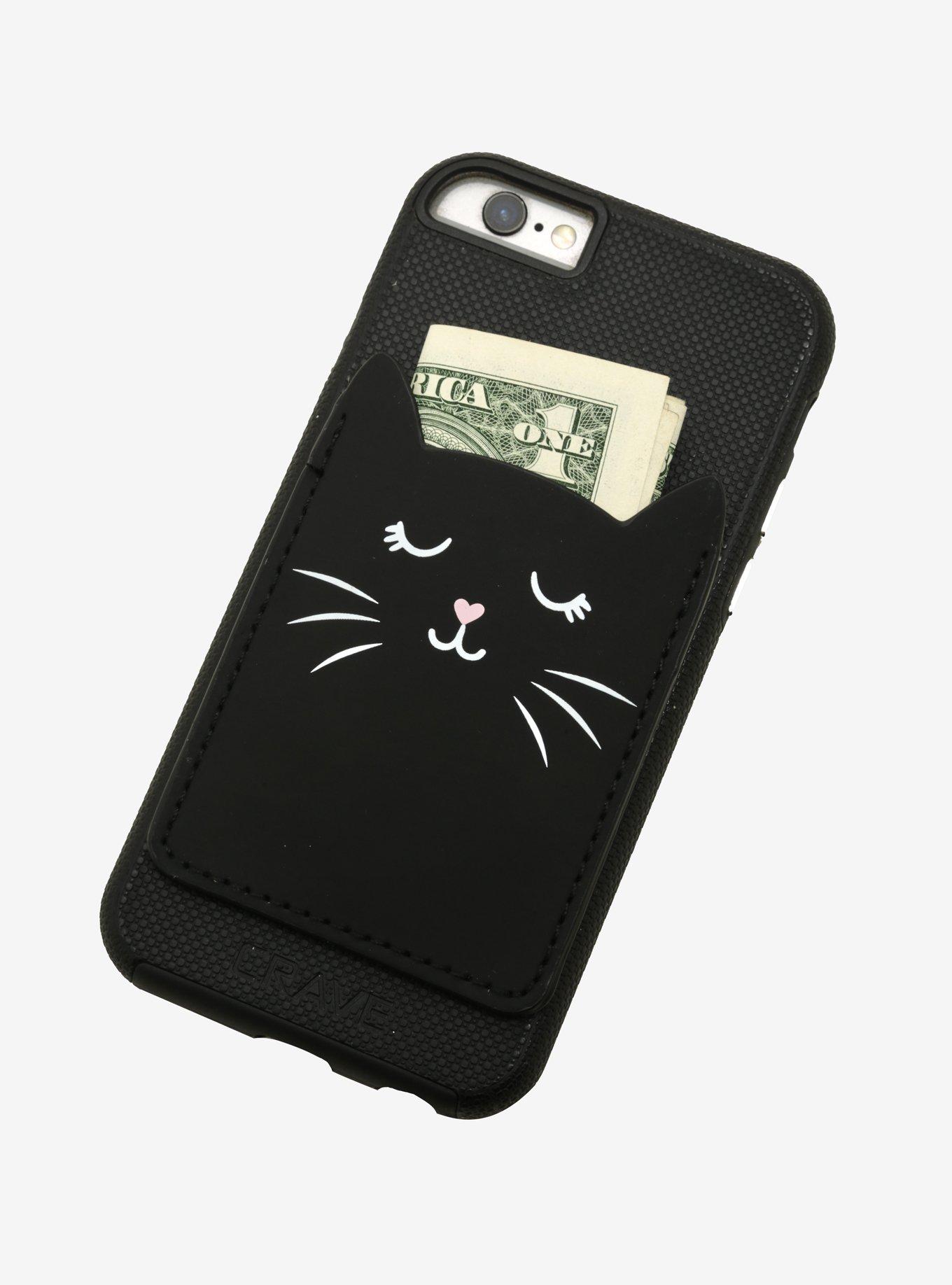 Cat Sticky Cardholder - BoxLunch Exclusive, , hi-res