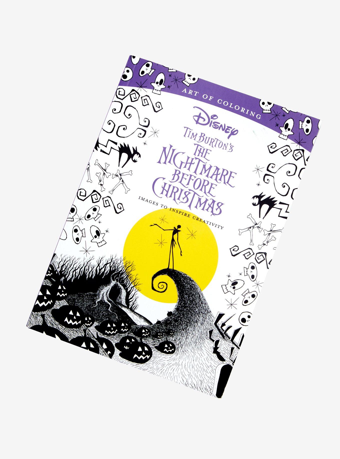 The Nightmare Before Christmas Glow-In-The-Dark Coloring Book, Hot Topic