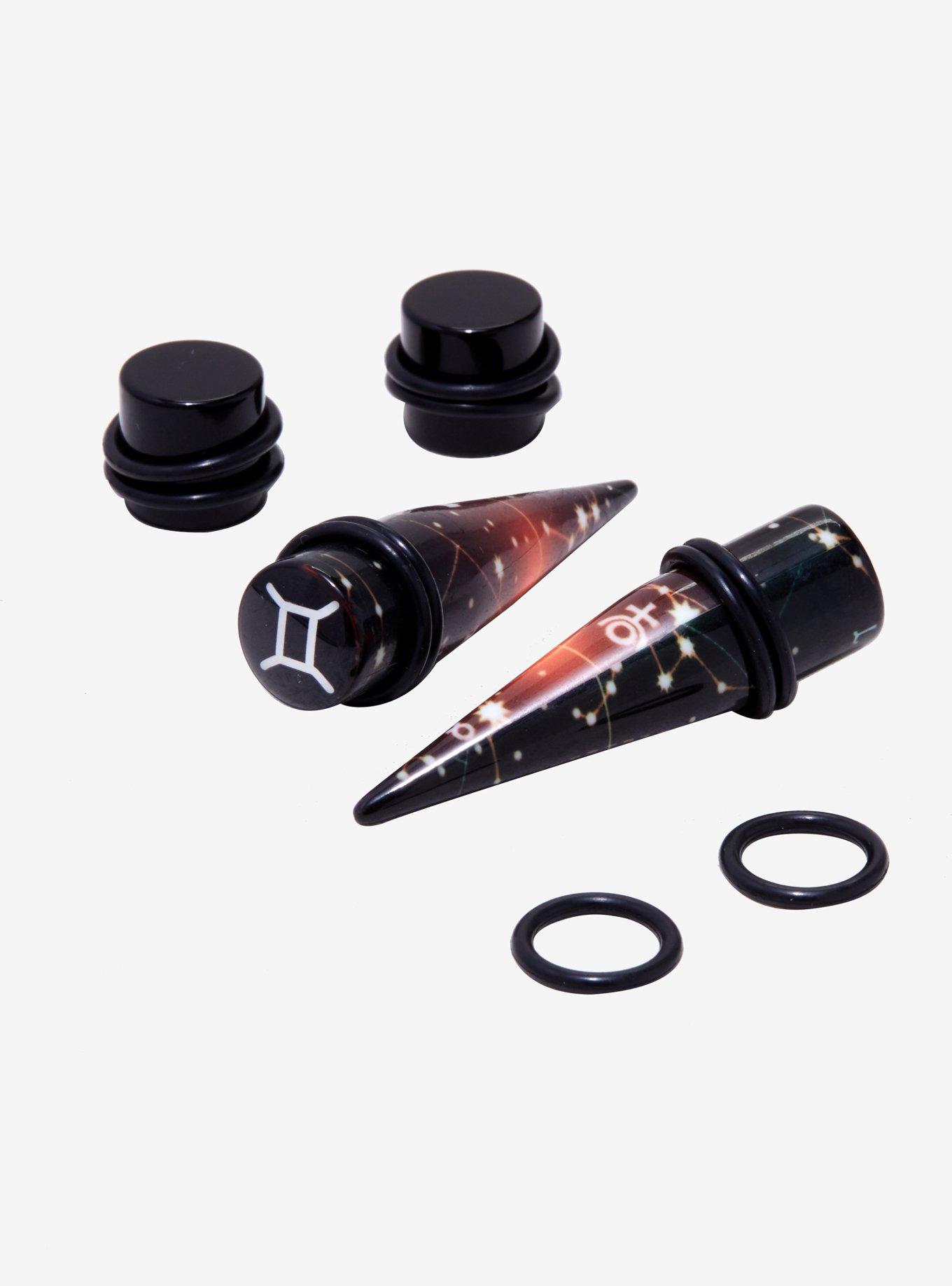 Acrylic Gemini Galaxy Taper 2 Pack, MULTI, hi-res