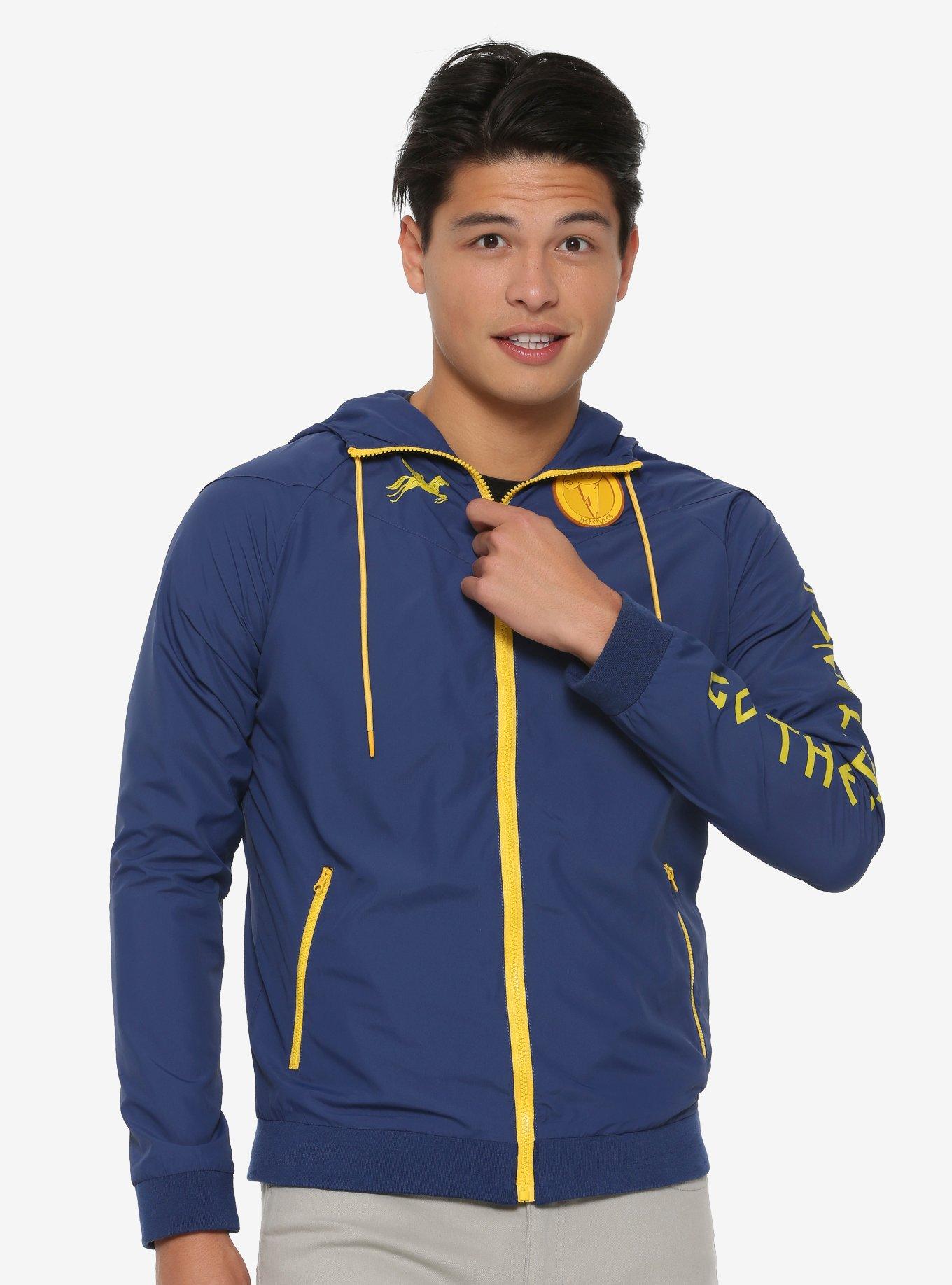 Disney Hercules Distance Windbreaker - BoxLunch Exclusive, BLUE, hi-res