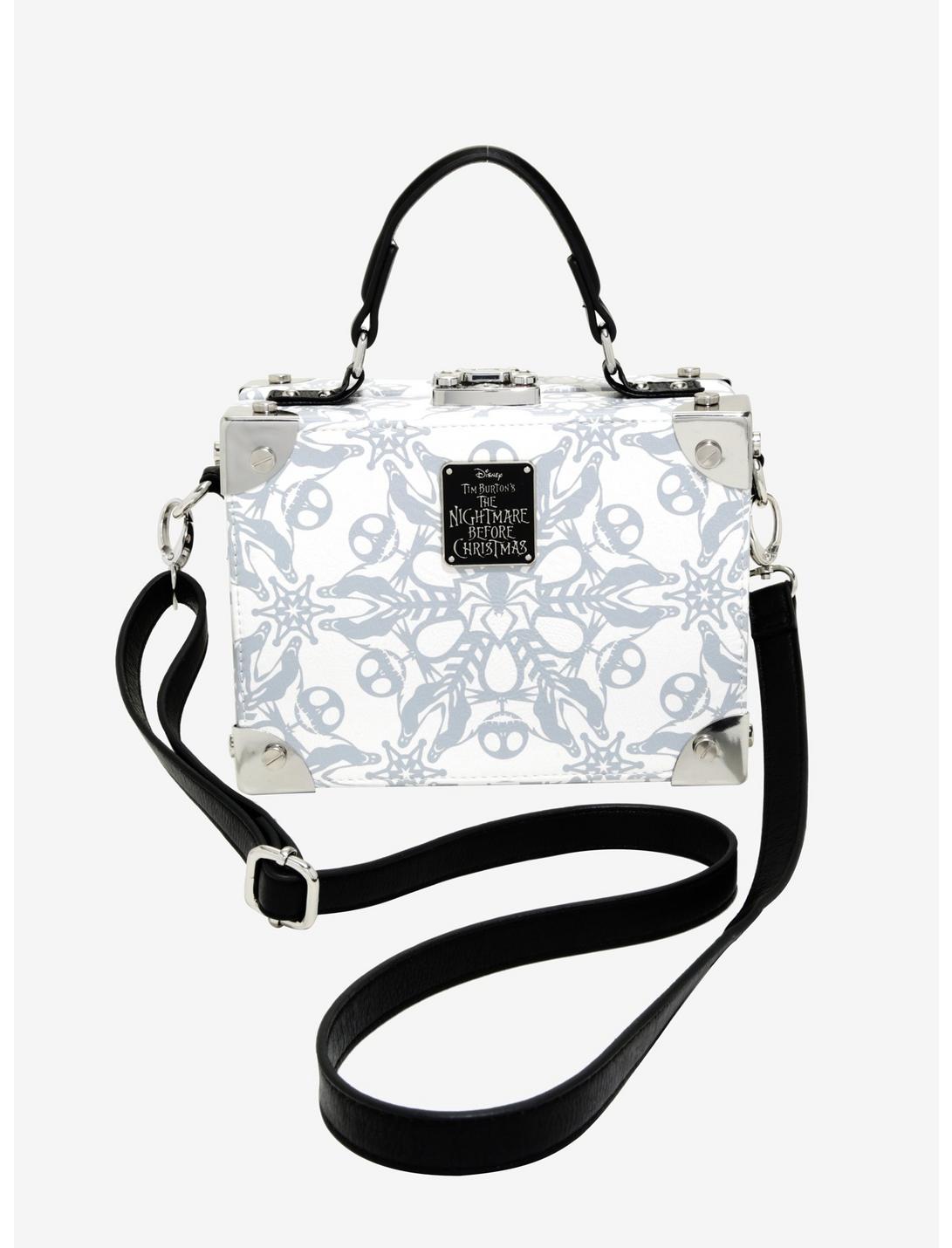 Loungefly The Nightmare Before Christmas Snowflake Trunk Crossbody Bag - BoxLunch Exclusive, , hi-res