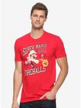 Nintendo Super Mario Bros. Fireball Pitch T-Shirt - BoxLunch Exclusive, RED, hi-res