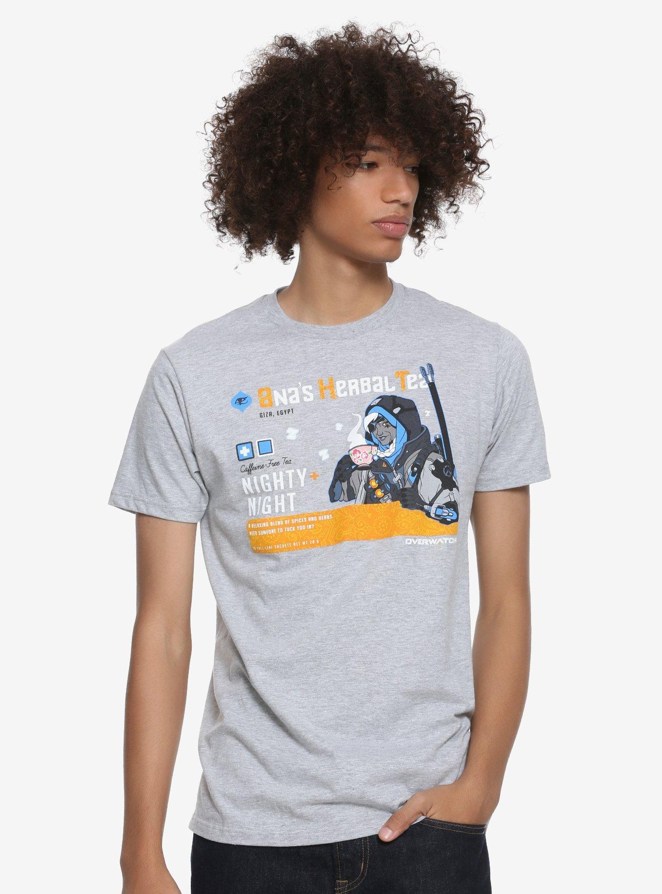 Overwatch Ana Herbal T-Shirt, GREY, hi-res