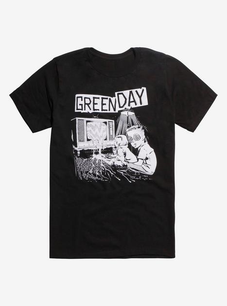 Green Day Wicked Youth Tシャツ XXL Amazon.com: Green Day T Shirt Tv Wasteland Band Logo