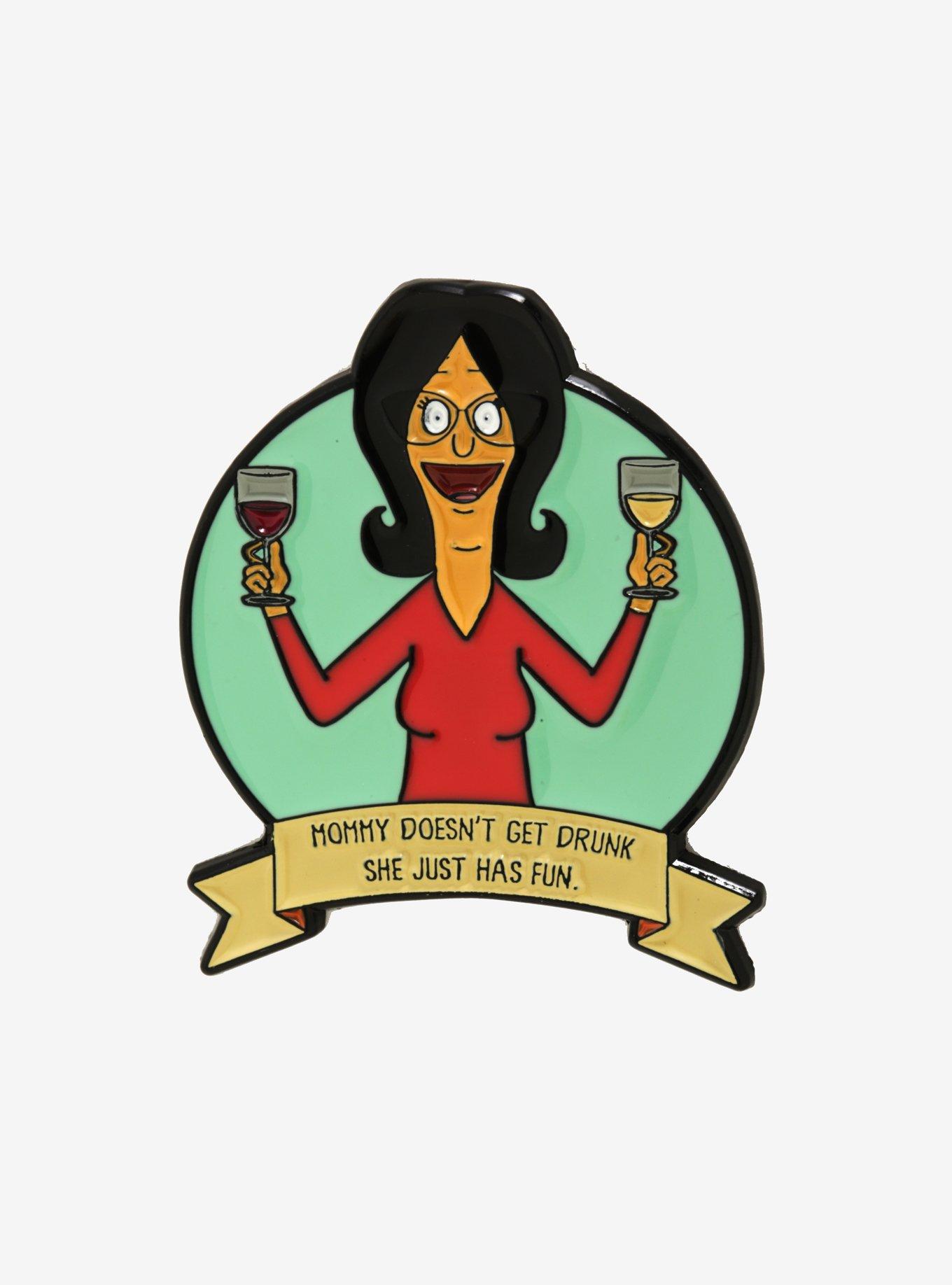 Bob's Burgers Mommy Has Fun Enamel Pin - BoxLunch Exclusive, , hi-res