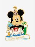 Disney Mickey Mouse Birthday Enamel Pin - BoxLunch Exclusive, , hi-res