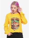 Notorious B.I.G. Ready To Die Tour Cropped Long-Sleeve Girls T-Shirt, YELLOW, hi-res