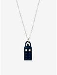 Doctor Who Enamel TARDIS Necklace, , hi-res