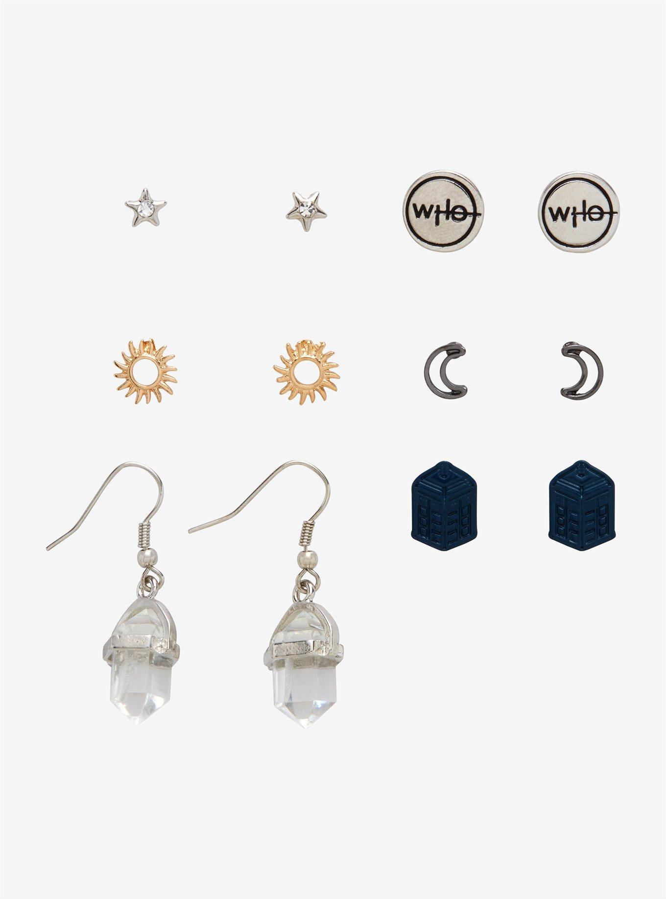 Doctor Who Symbols Earring Set, , hi-res