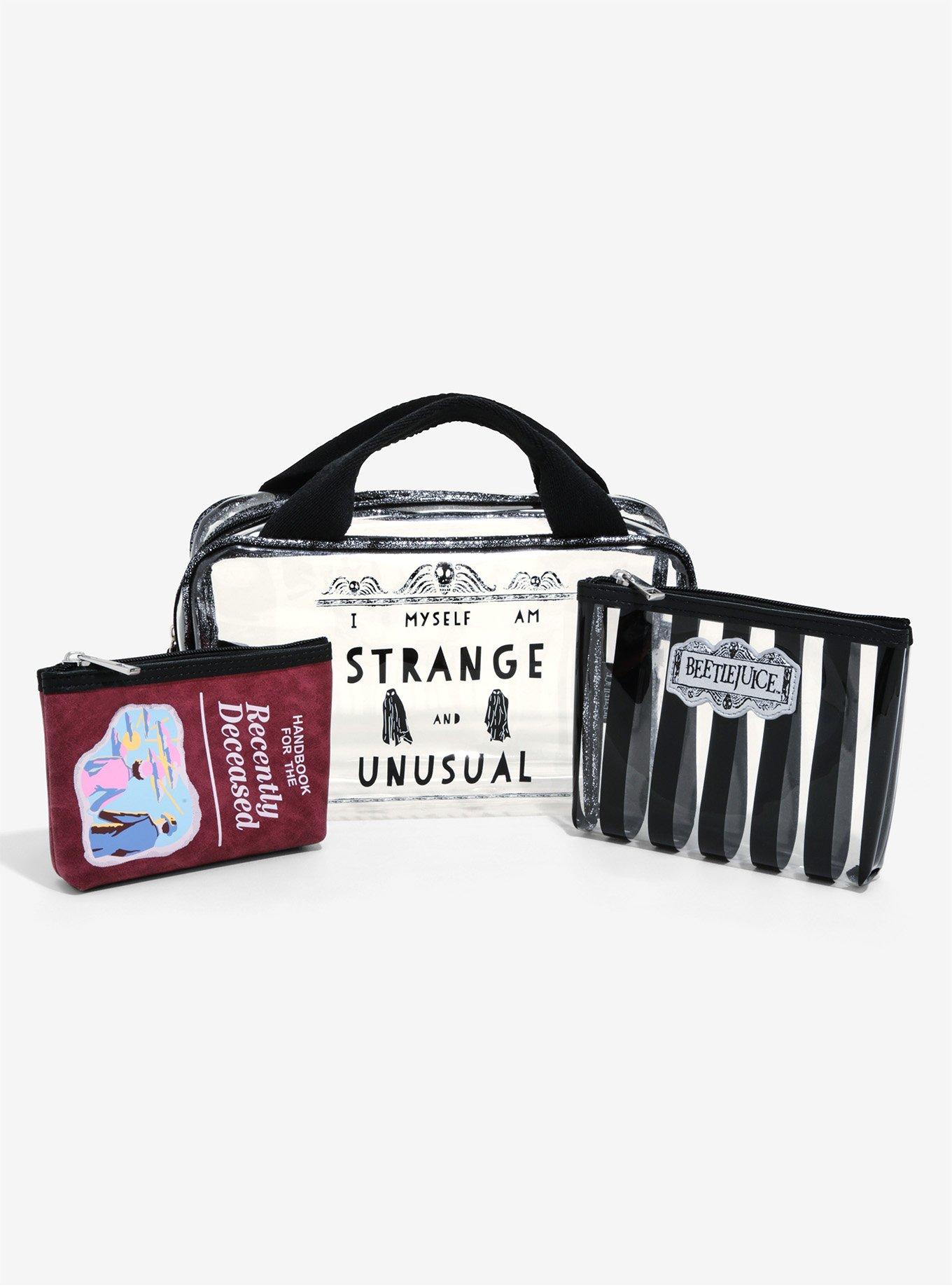 Beetlejuice Cosmetic Bag Set BoxLunch Exclusive BoxLunch - Main Image