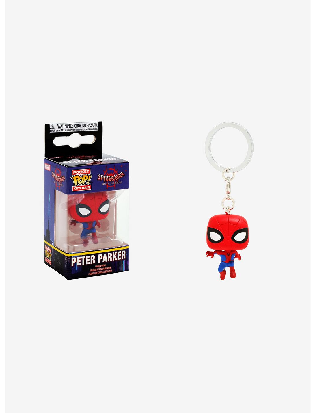 Funko Pocket Pop Marvel Spider Man Metallic Keychains Hot Topic Exclusive 