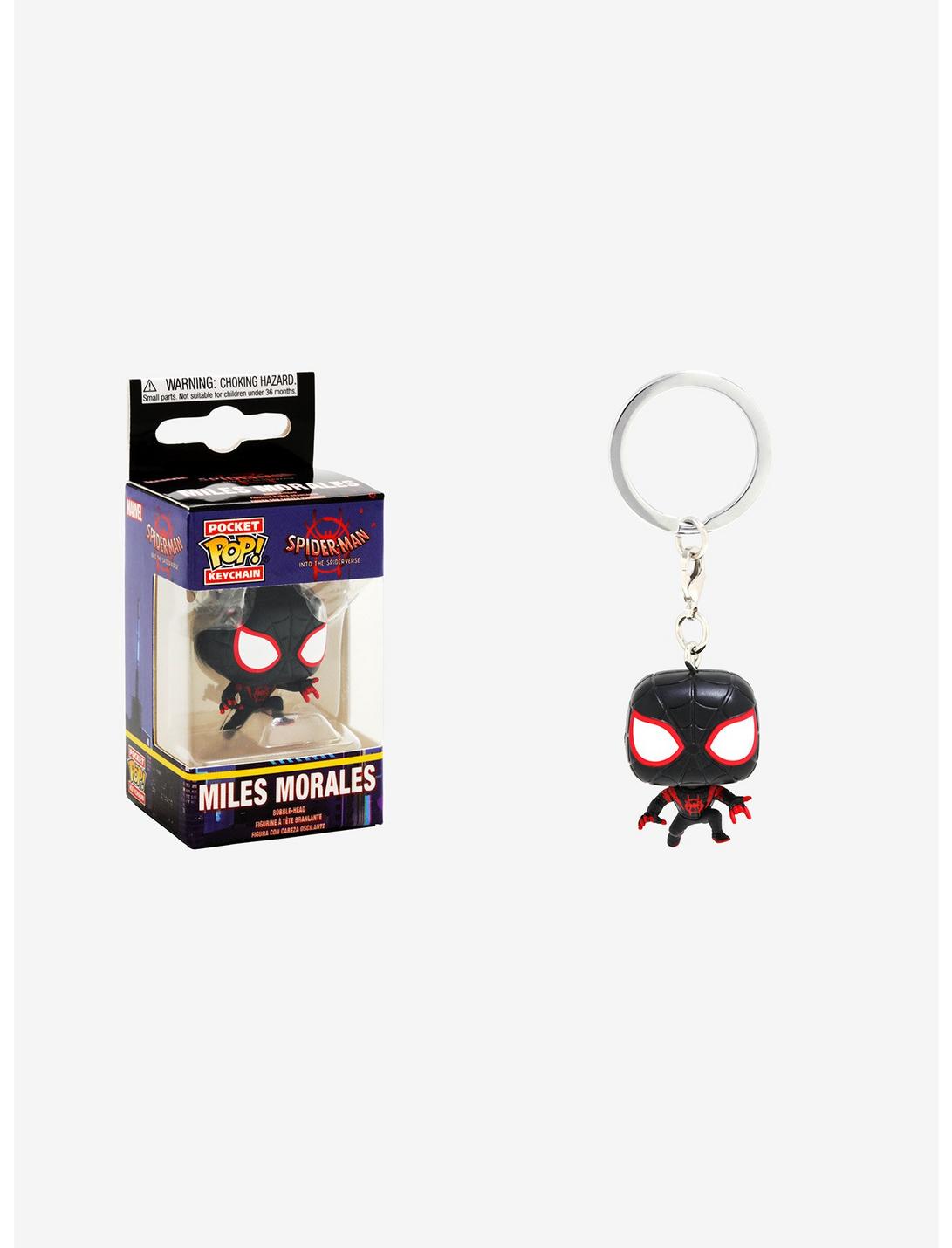 Funko Marvel Spider-Man: Into The Spider-Verse Pocket Pop! Miles Morales Bobble-Head Key Chain, , hi-res