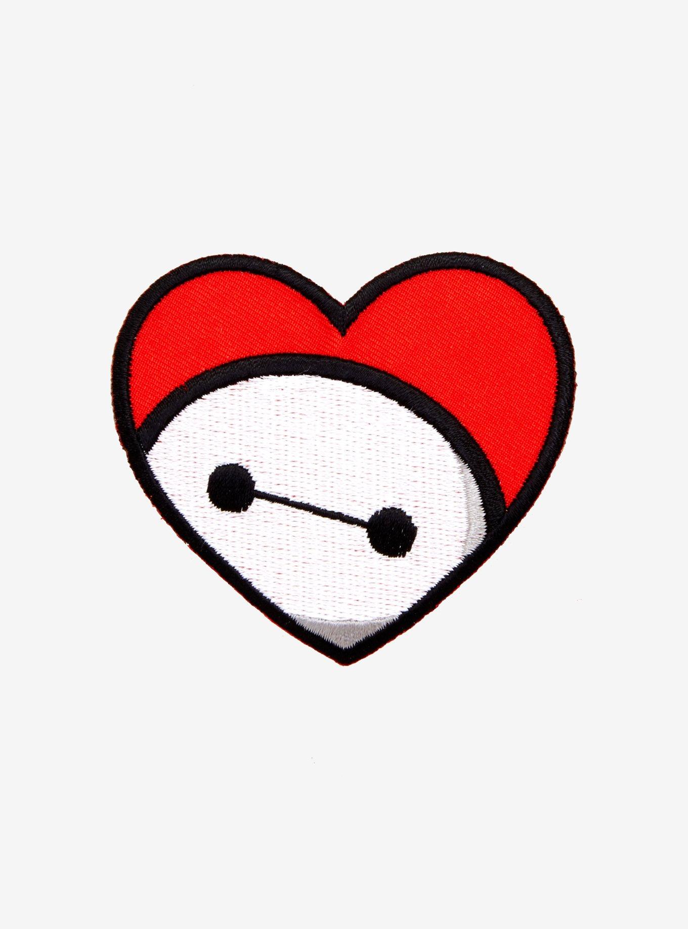 Loungefly Disney Big Hero 6 Baymax Heart Patch, , hi-res