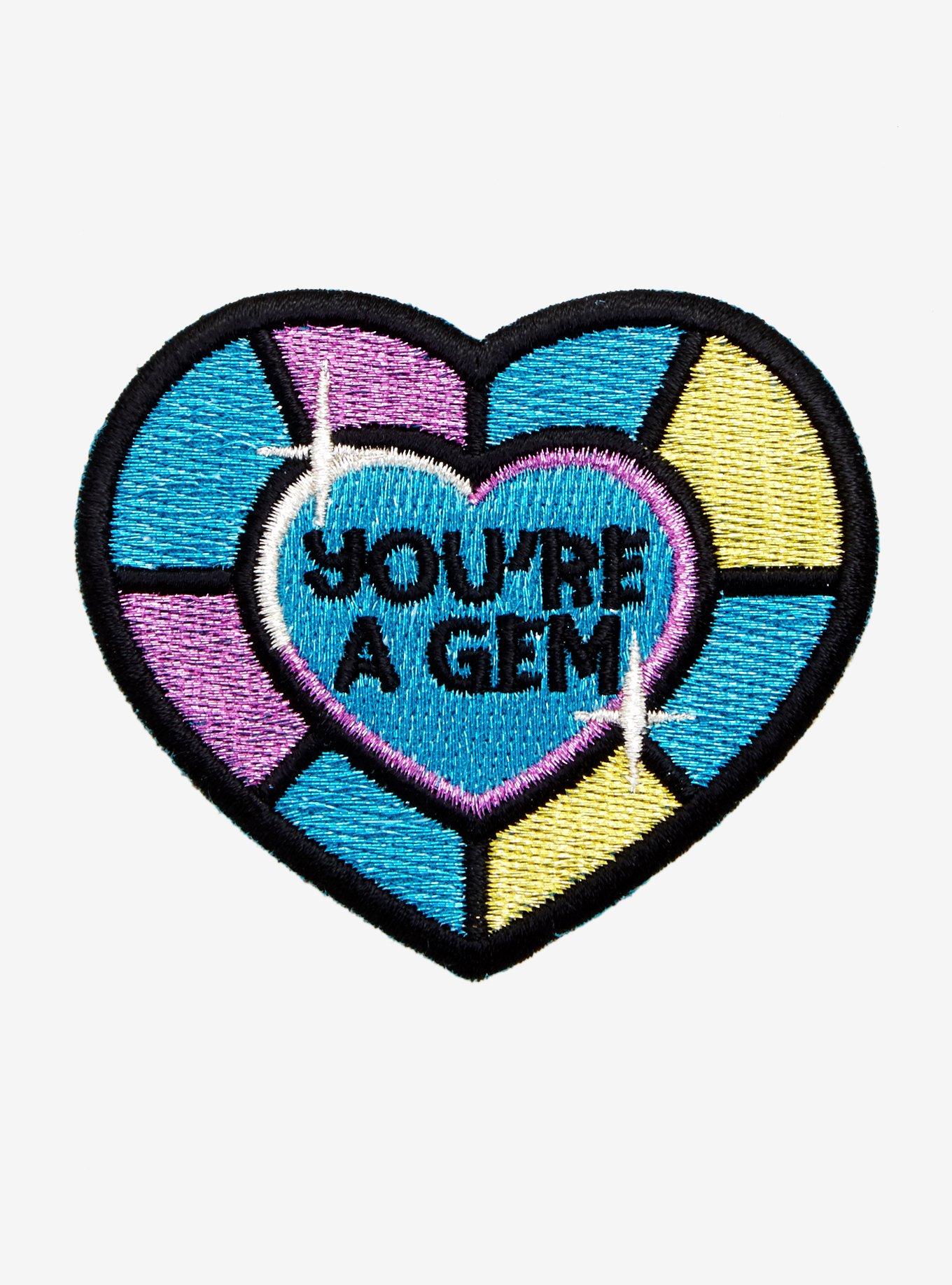 You're A Gem Heart Patch, , hi-res