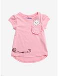 Disney The Aristocats Marie Toddler Pocket T-Shirt - BoxLunch Exclusive, PINK, hi-res