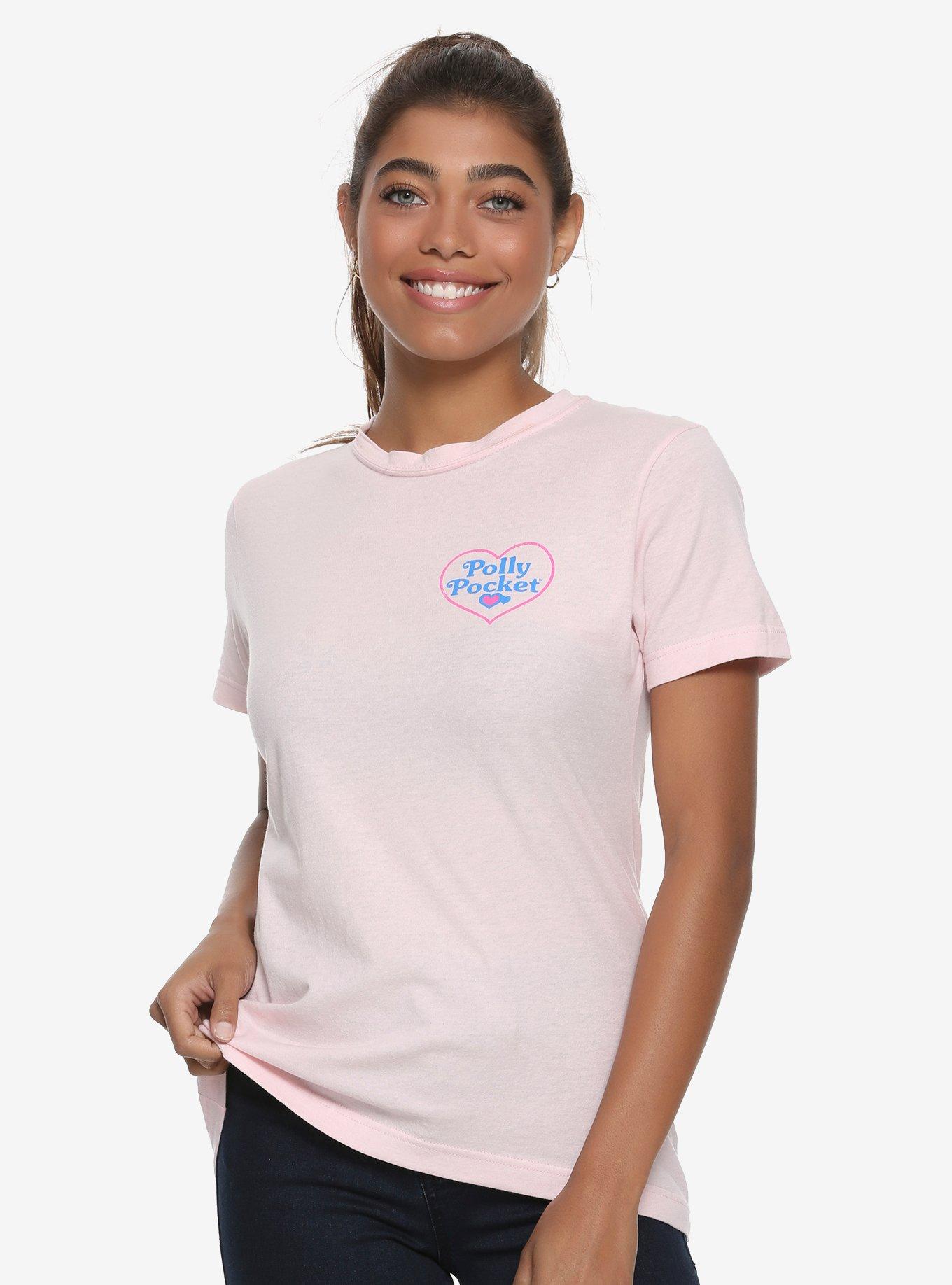 Polly Pocket Pink Womens Tee - BoxLunch Exclusive | BoxLunch