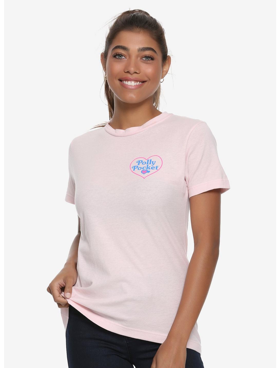 Polly Pocket Pink Womens Tee - BoxLunch Exclusive, PINK, hi-res
