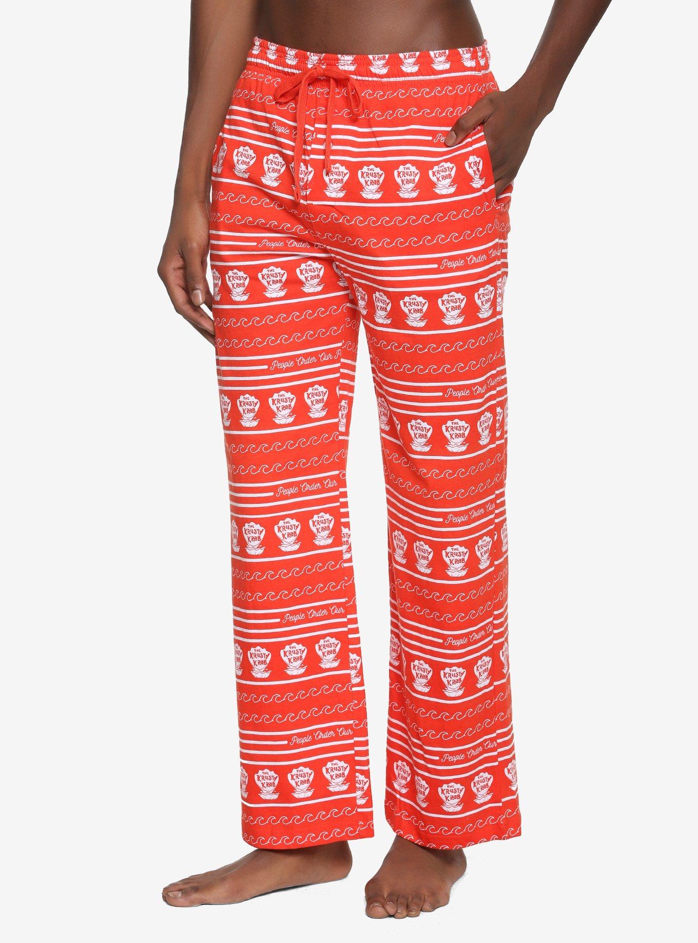 SpongeBob SquarePants Krusty Krab Sleep Pants Gift Set, RED, hi-res