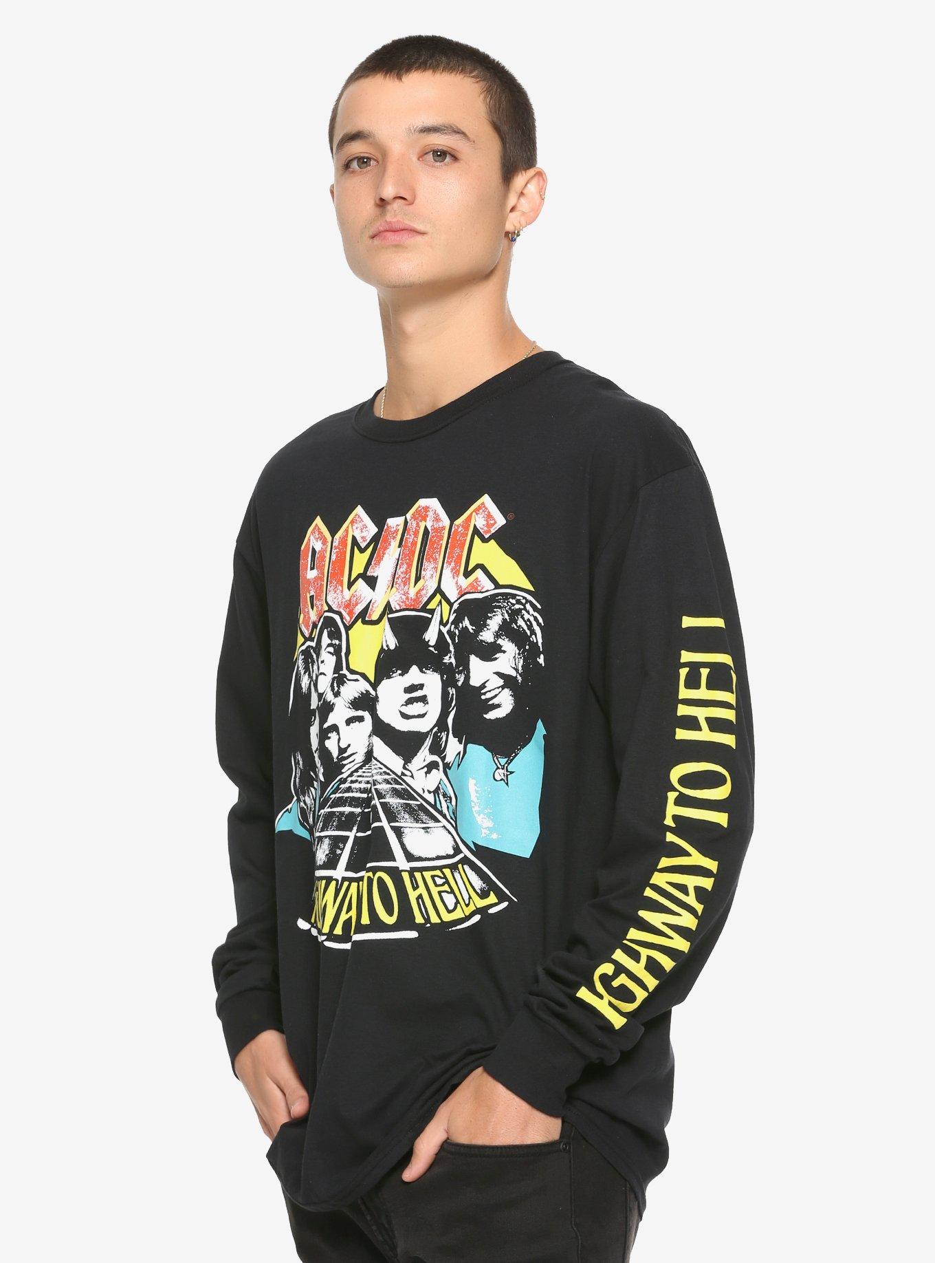 AC/DC Highway To Hell Long-Sleeve T-Shirt, BLACK, hi-res