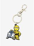 Star Wars R2-D2 & C-3PO Enamel Key Chain, , hi-res