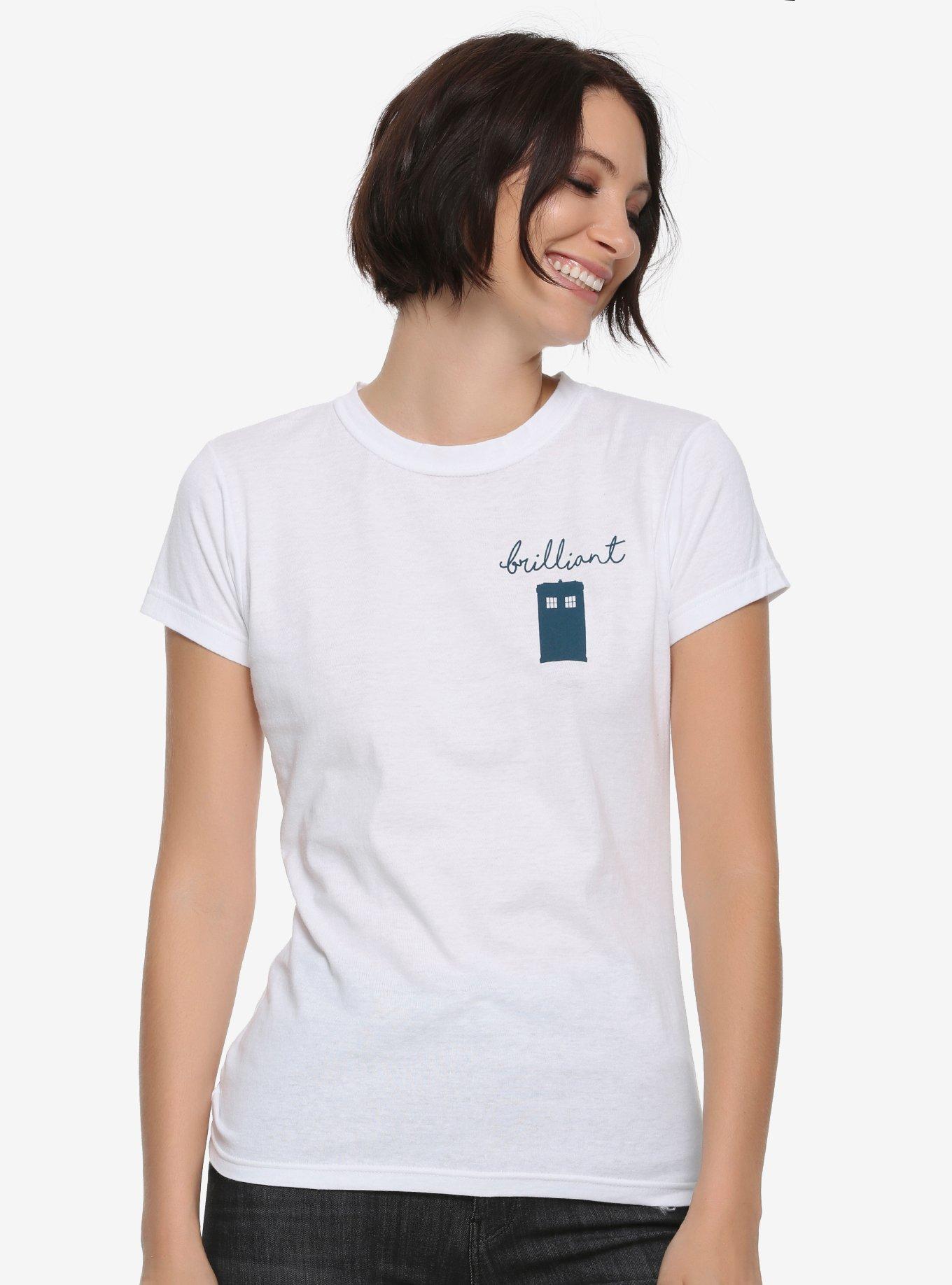 Her Universe Doctor Who Brilliant TARDIS Womens T-Shirt, MULTI, hi-res