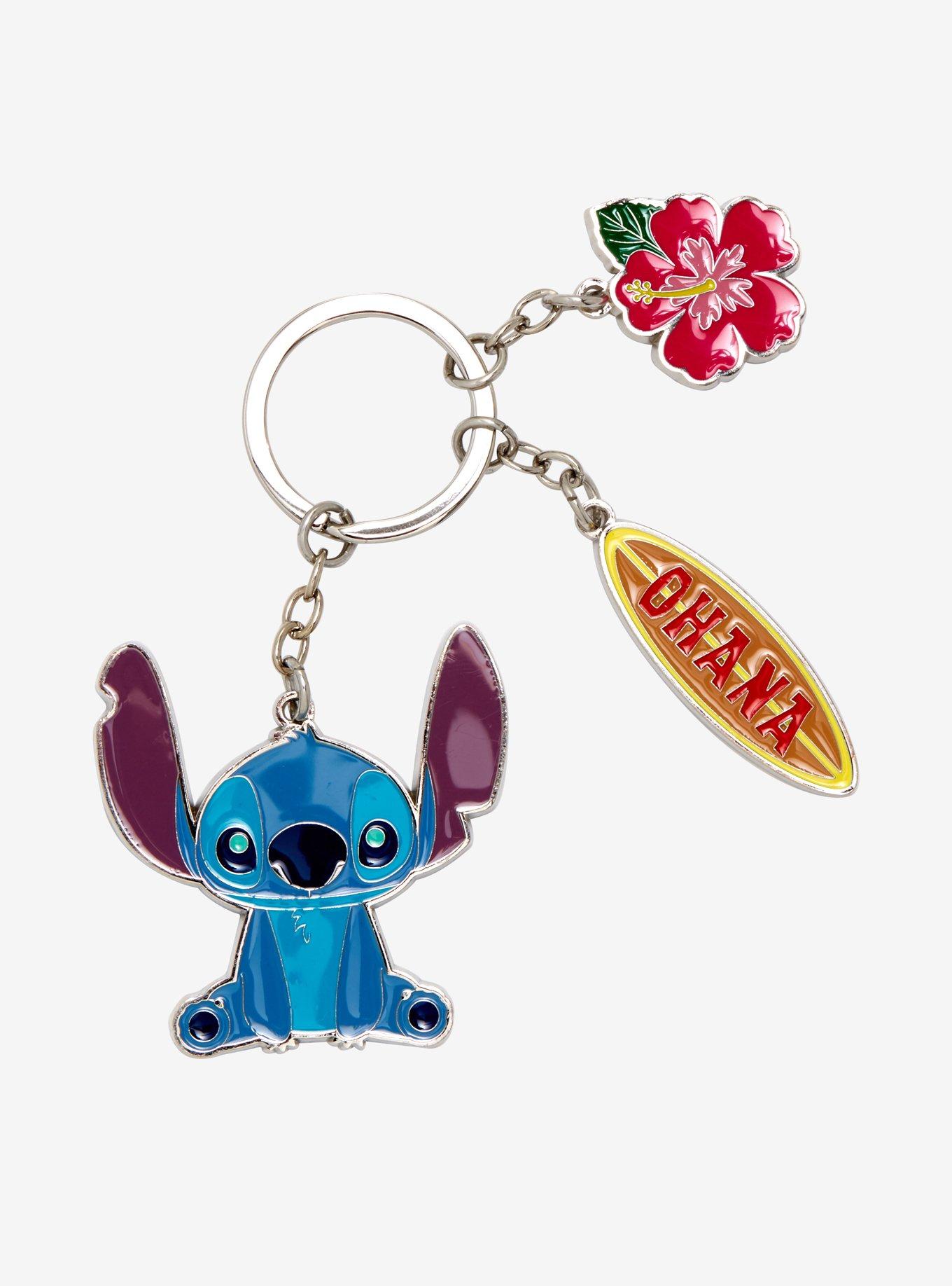 Loungefly Disney Lilo & Stitch Ohana Stitch Key Chain, , hi-res
