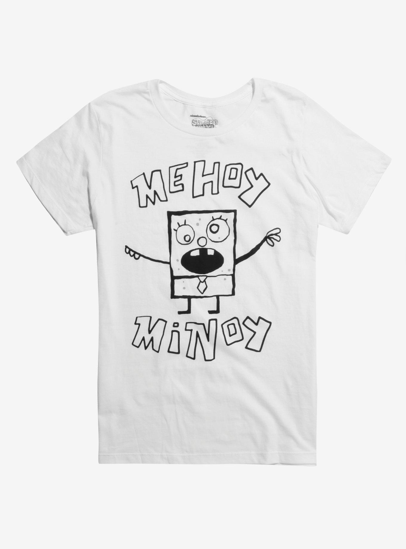 SpongeBob SquarePants DoodleBob T-Shirt Hot Topic Exclusive, MULTI, hi-res