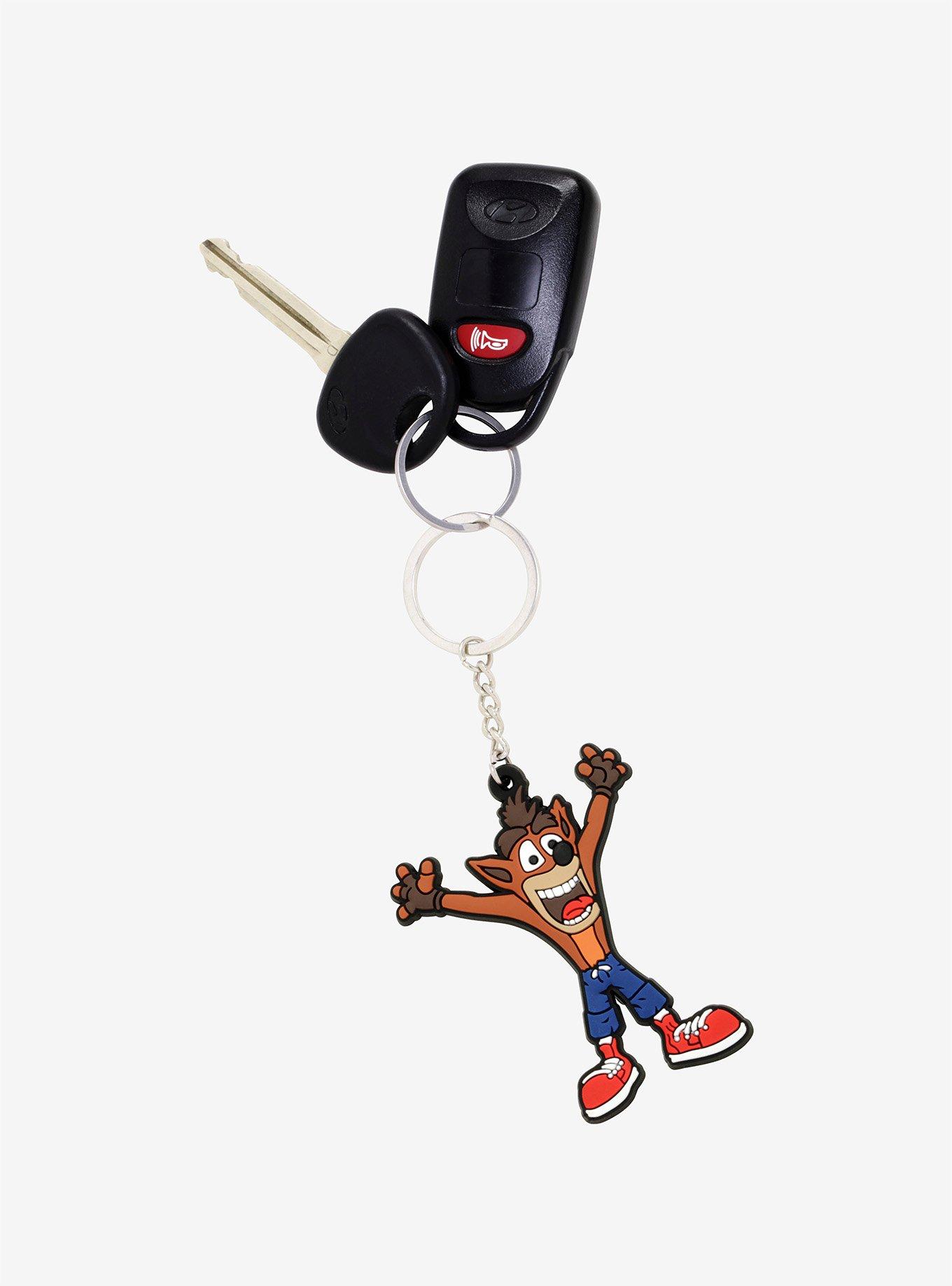 Crash Bandicoot Silicone Key Chain, , hi-res