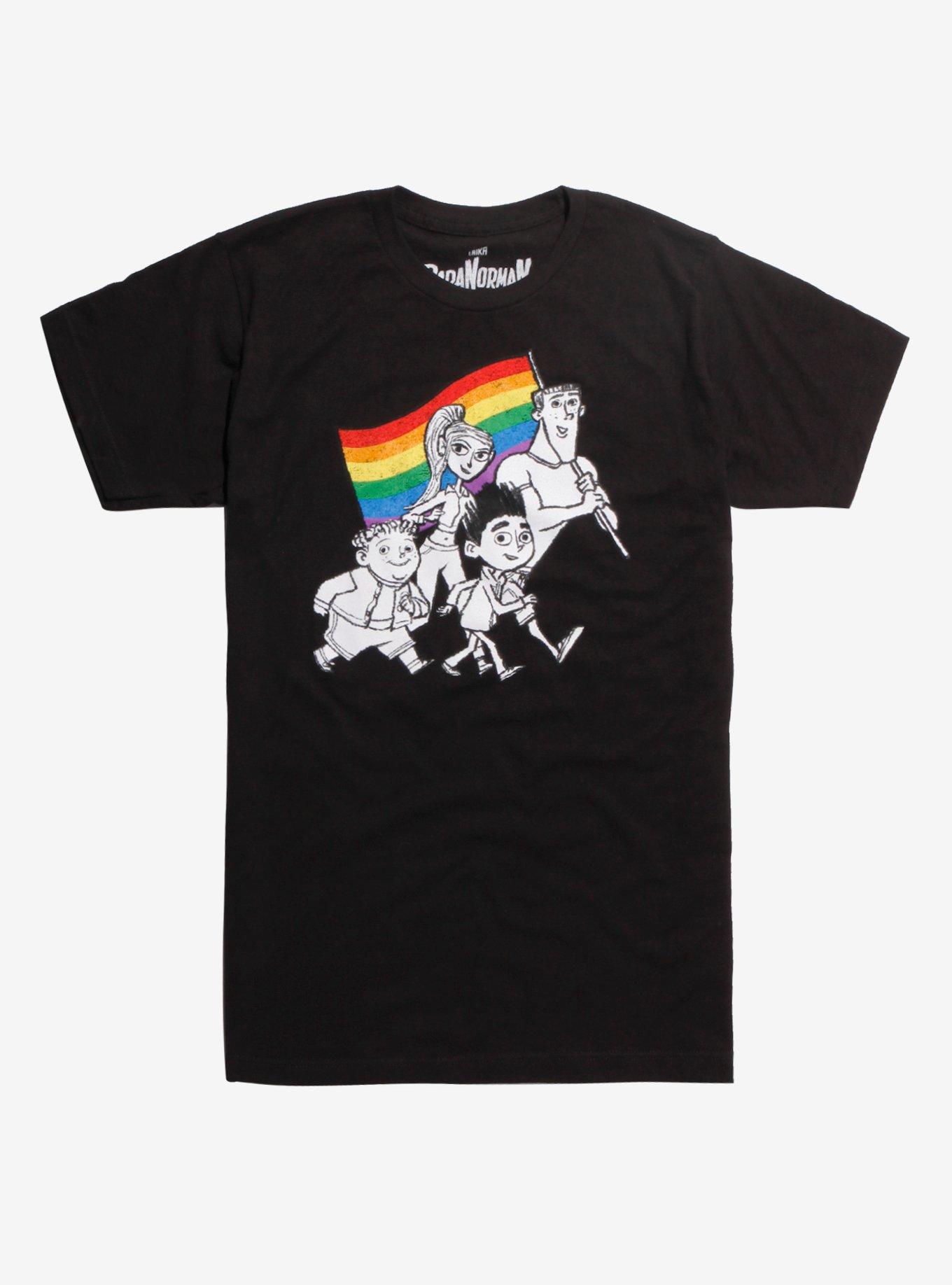 Laika ParaNorman Pride T-Shirt Hot Topic Exclusive, BLACK, hi-res
