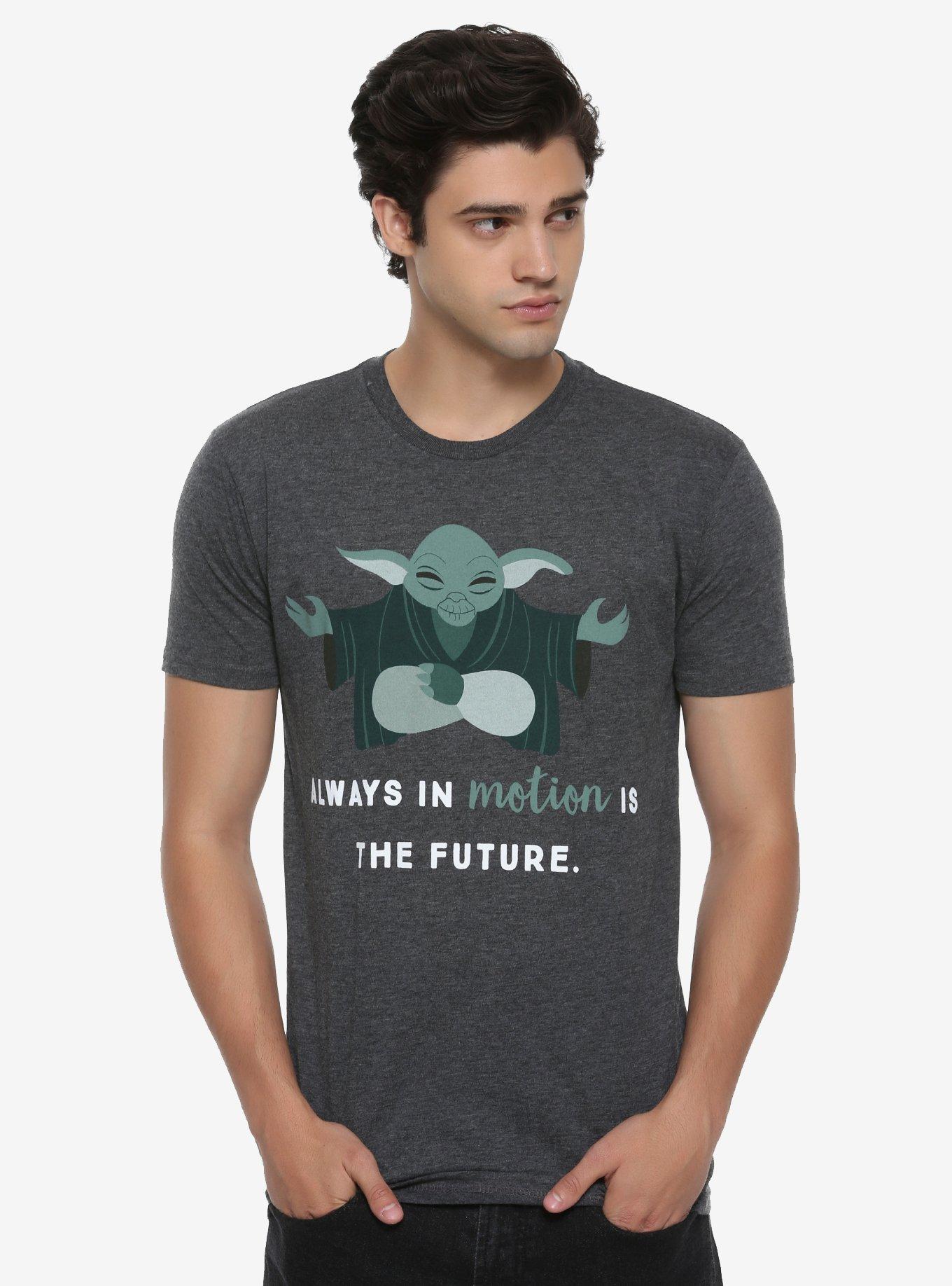 Our Universe Star Wars Yoda Book Art T-Shirt, HEATHER GREY, hi-res
