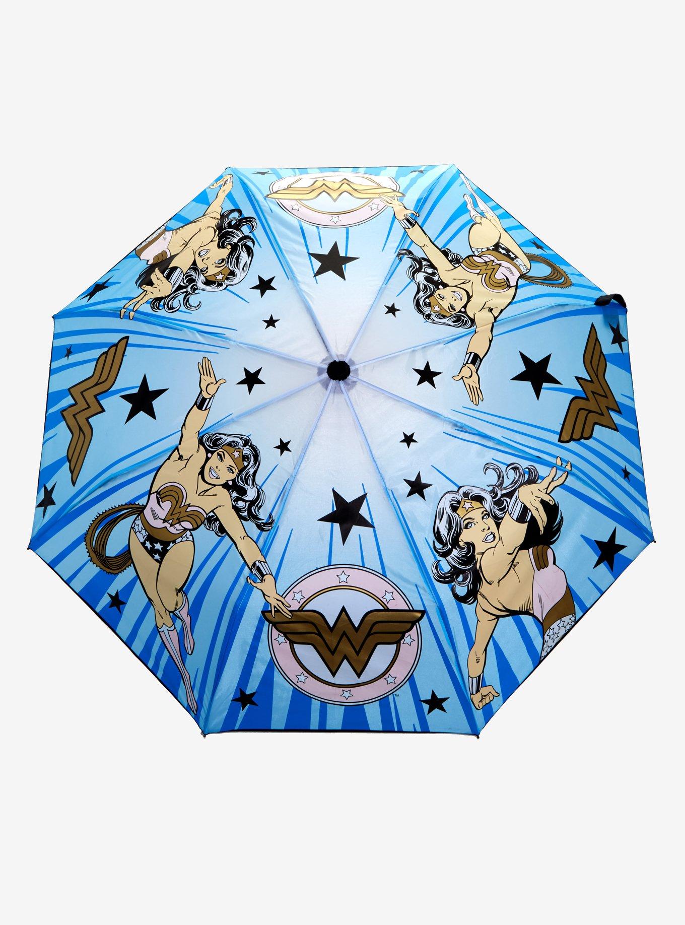 DC Wonder Woman Liquid Reactive Color Change Umbrella, , hi-res
