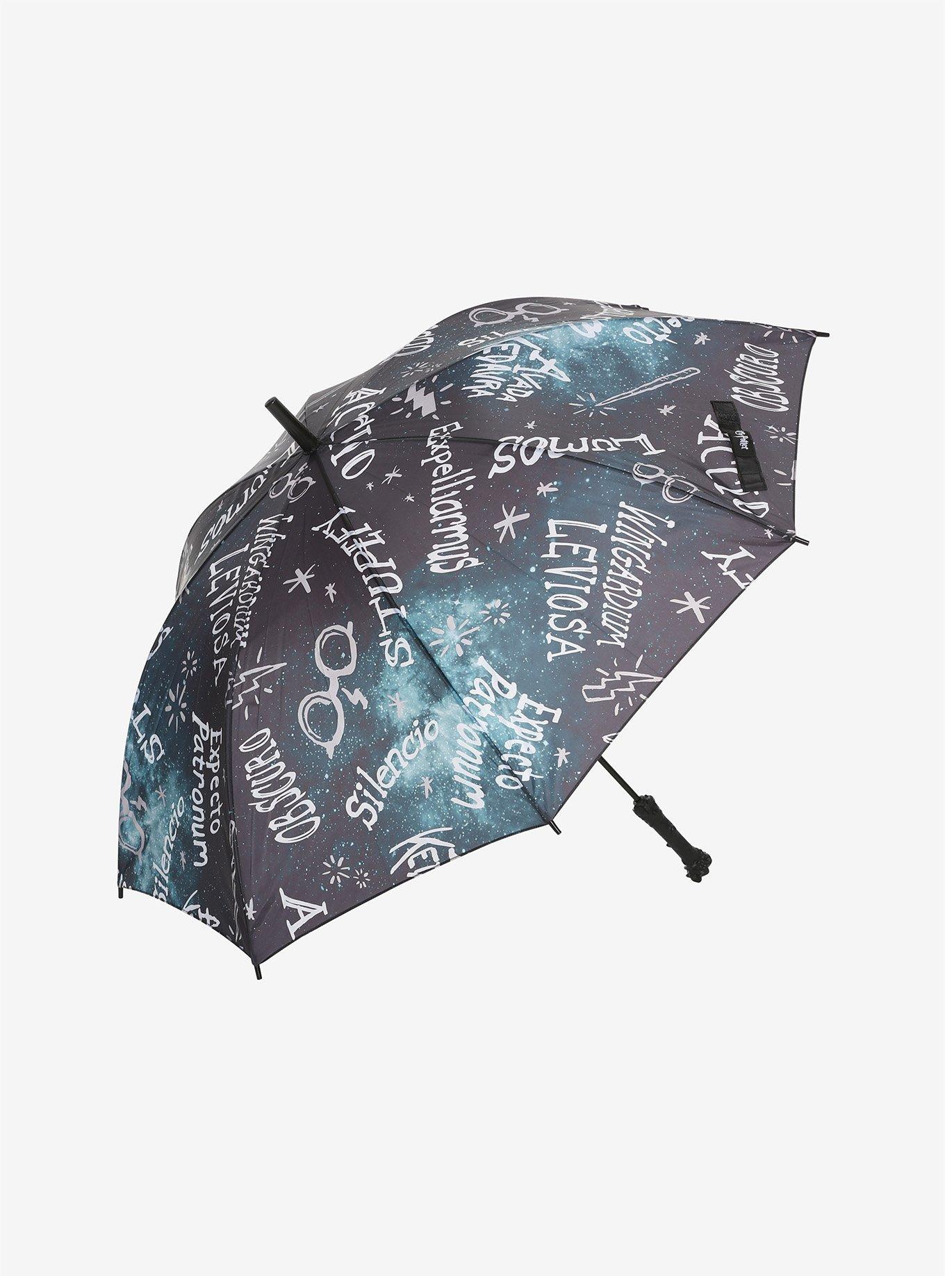 Harry Potter Spells Wand Umbrella, , hi-res