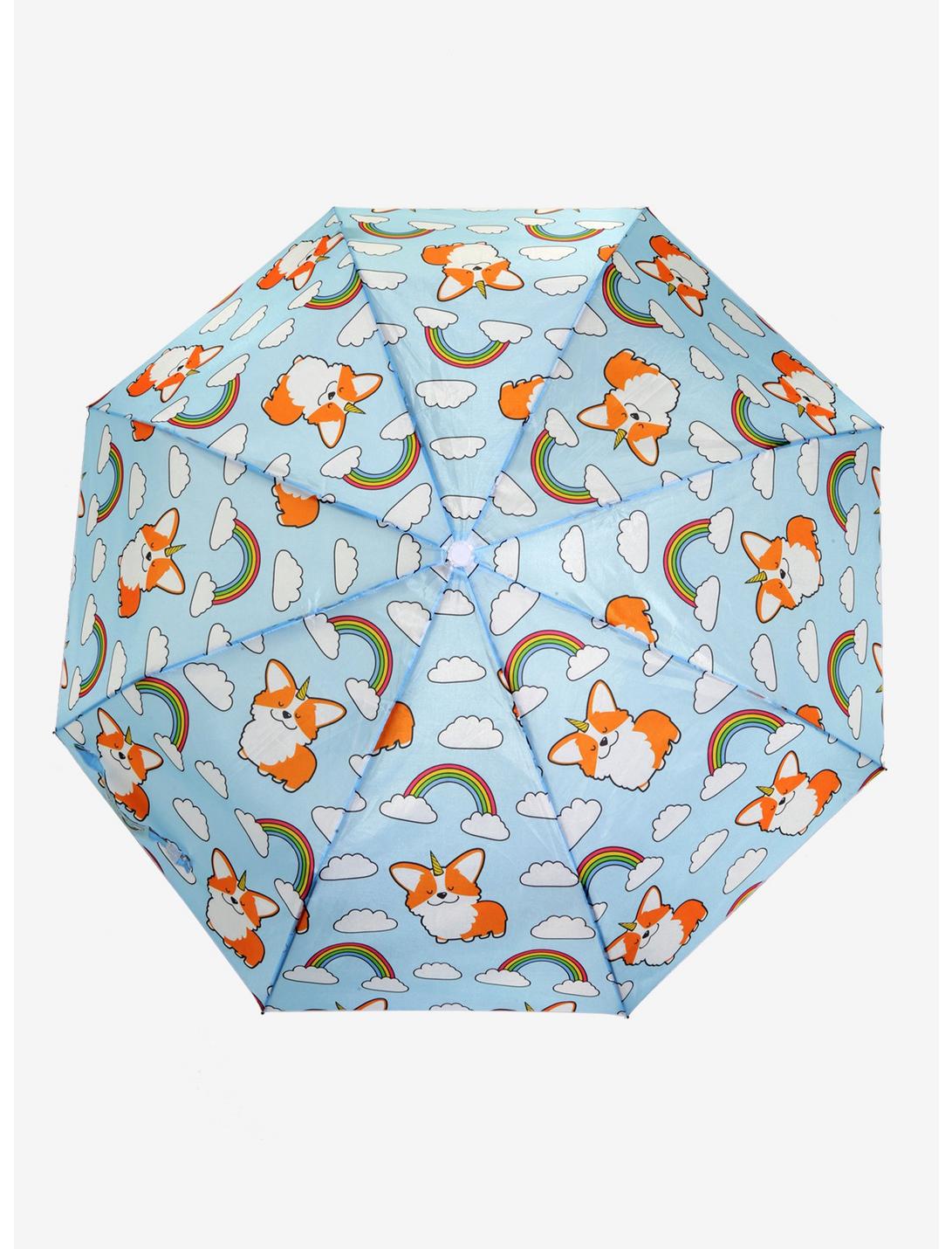 Rainbow Uni-Corgi Umbrella, , hi-res