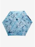 Disney Lilo & Stitch Watercolor Stitch Push Button Umbrella, , hi-res