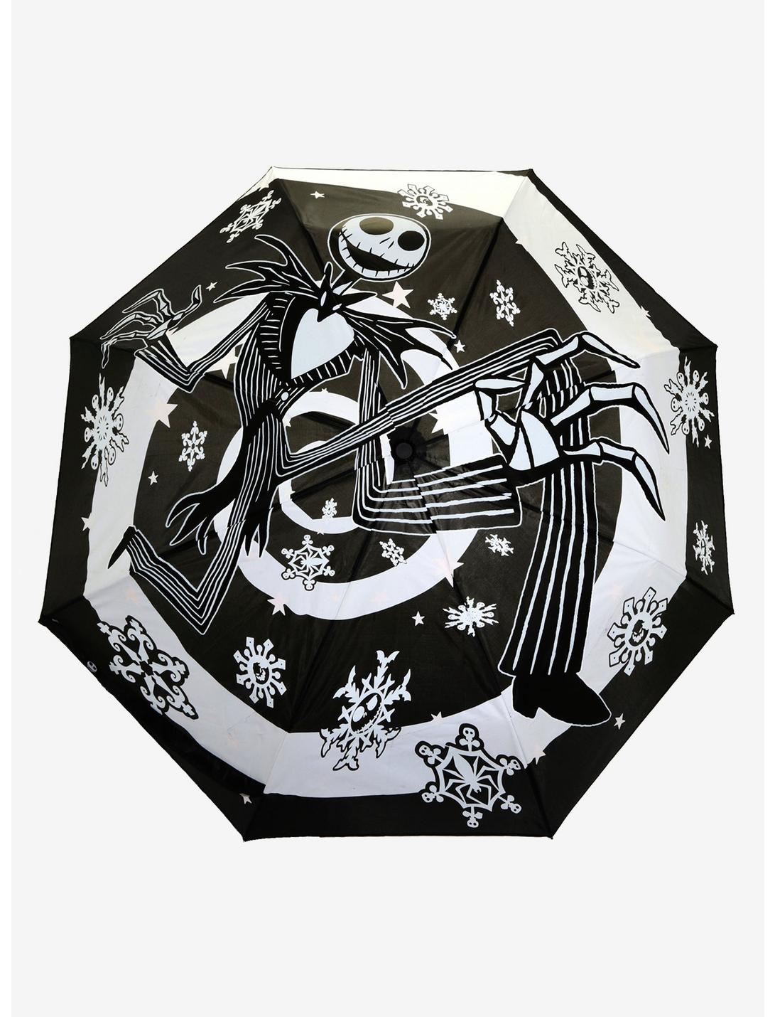 The Nightmare Before Christmas Jack Skellington Snowflake Reactive Umbrella, , hi-res