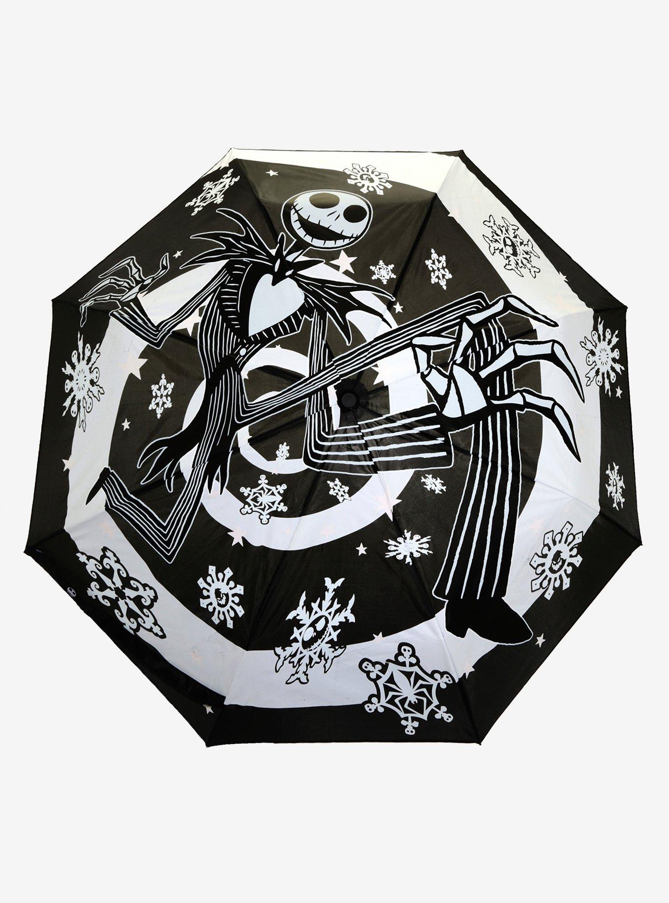 The Nightmare Before Christmas Jack Skellington Snowflake Reactive Umbrella, , hi-res