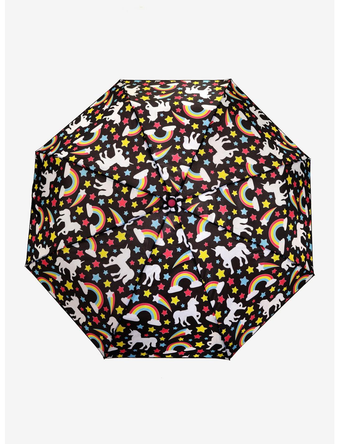 Unicorn Rainbow Umbrella, , hi-res