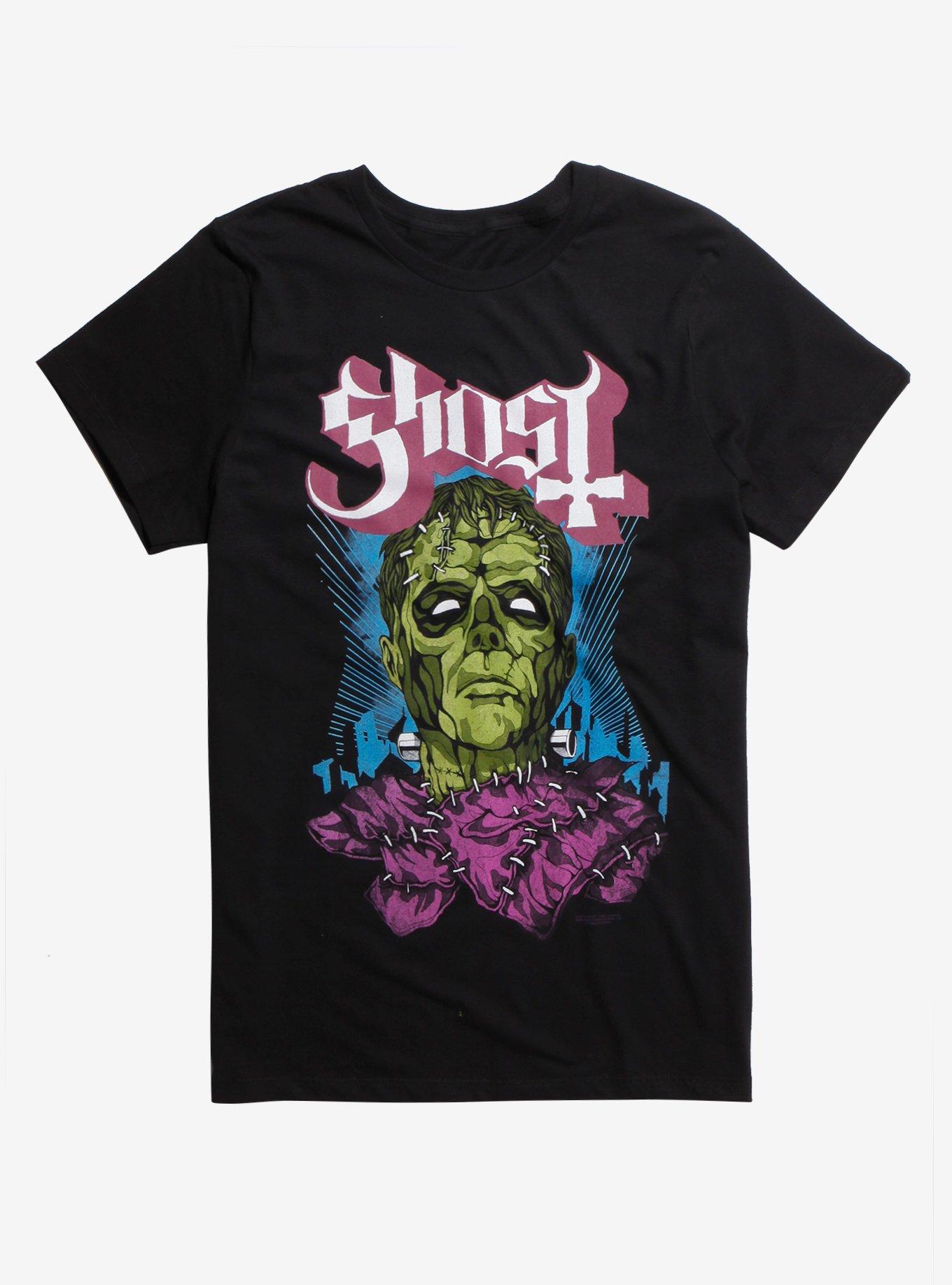 Ghost Frankenstein Shirt, BLACK, hi-res