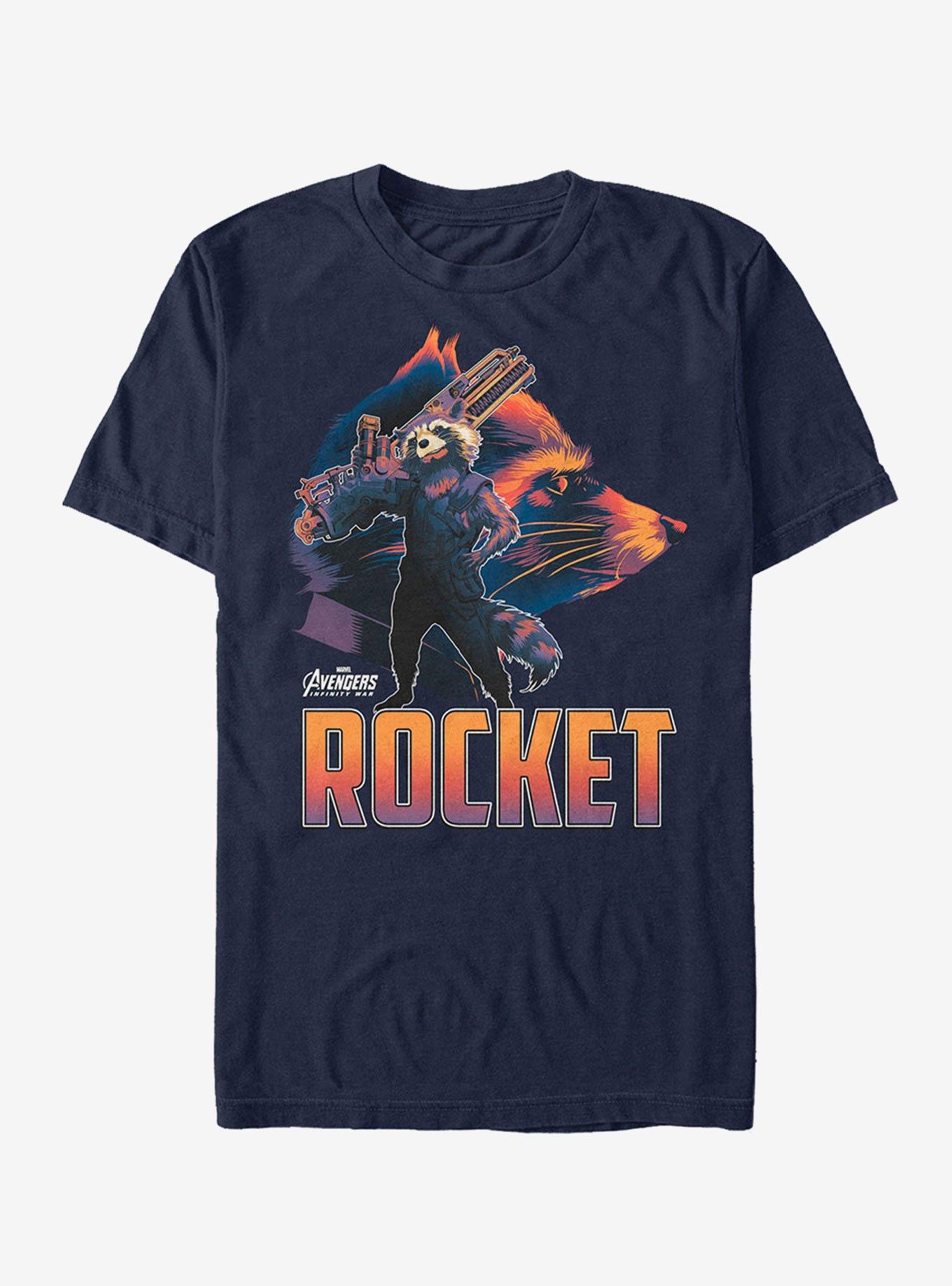 Marvel Avengers: Infinity War Rocket Portrait T-Shirt, , hi-res