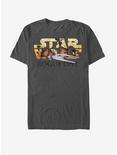 Star Wars Rogue One Battle Logo T-Shirt, CHARCOAL, hi-res