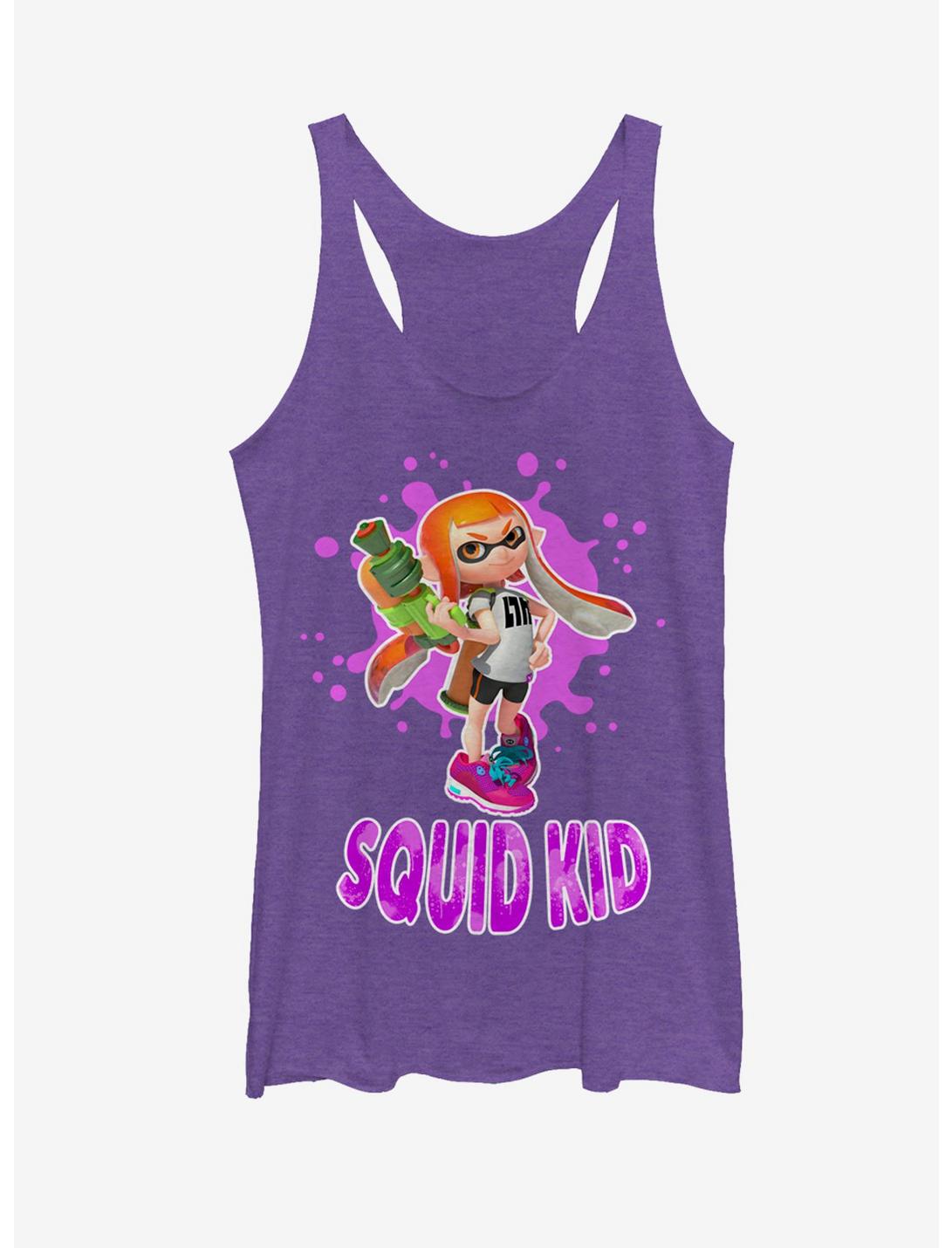 Nintendo Splatoon Squid Kid Womens Tank Top, PUR HTR, hi-res