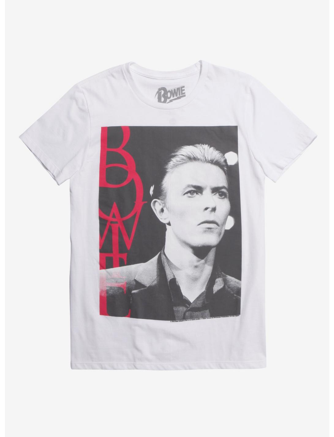 David Bowie Portrait T-Shirt, WHITE, hi-res
