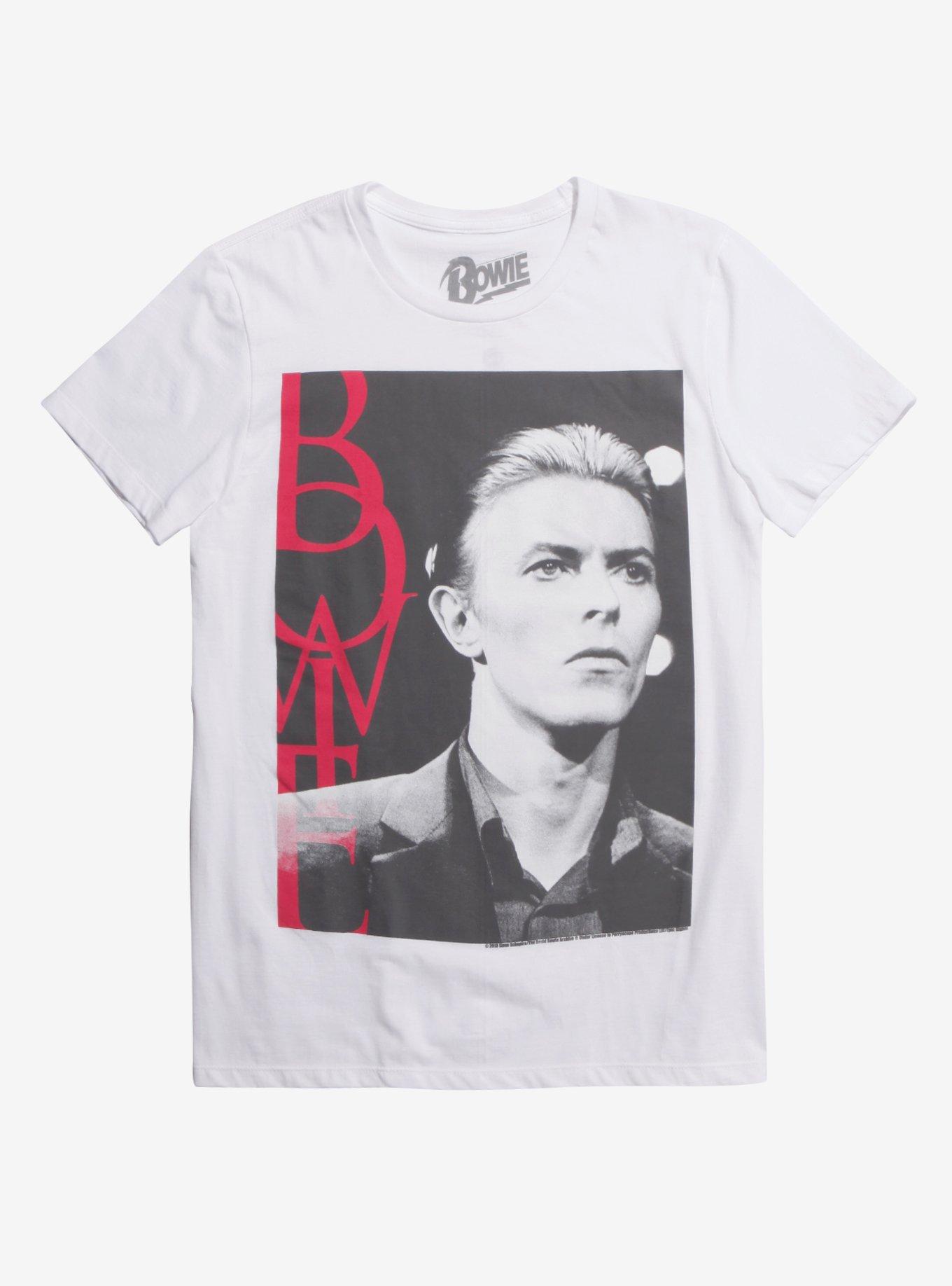 David Bowie Portrait T-Shirt, WHITE, hi-res