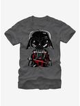 Star Wars Darth Vader Cute Cartoon T-Shirt, CHARCOAL, hi-res