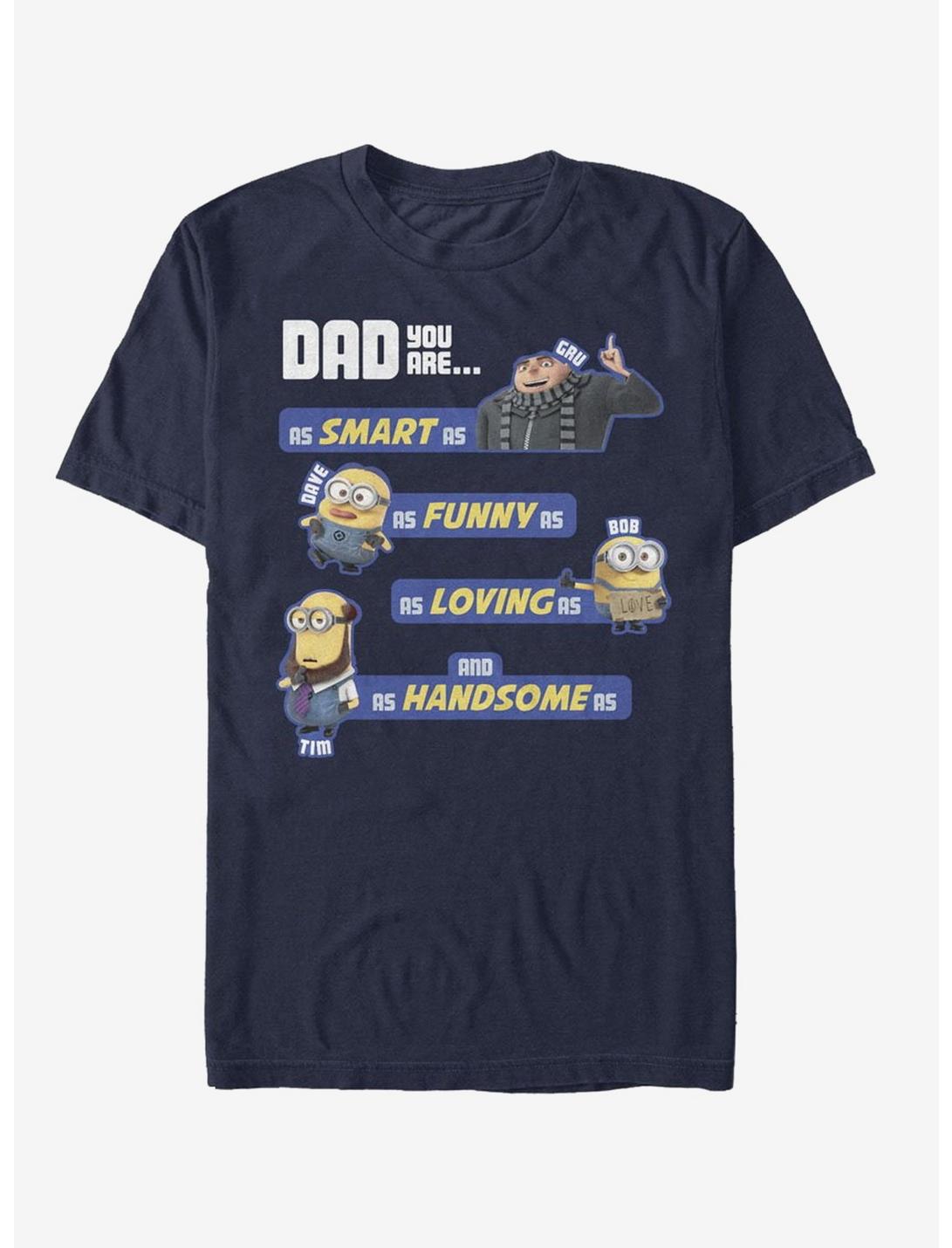Despicable Me Dad Best Qualities T-Shirt, NAVY, hi-res