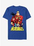 Disney Pixar The Incredibles Group Shot T-Shirt, ROYAL, hi-res
