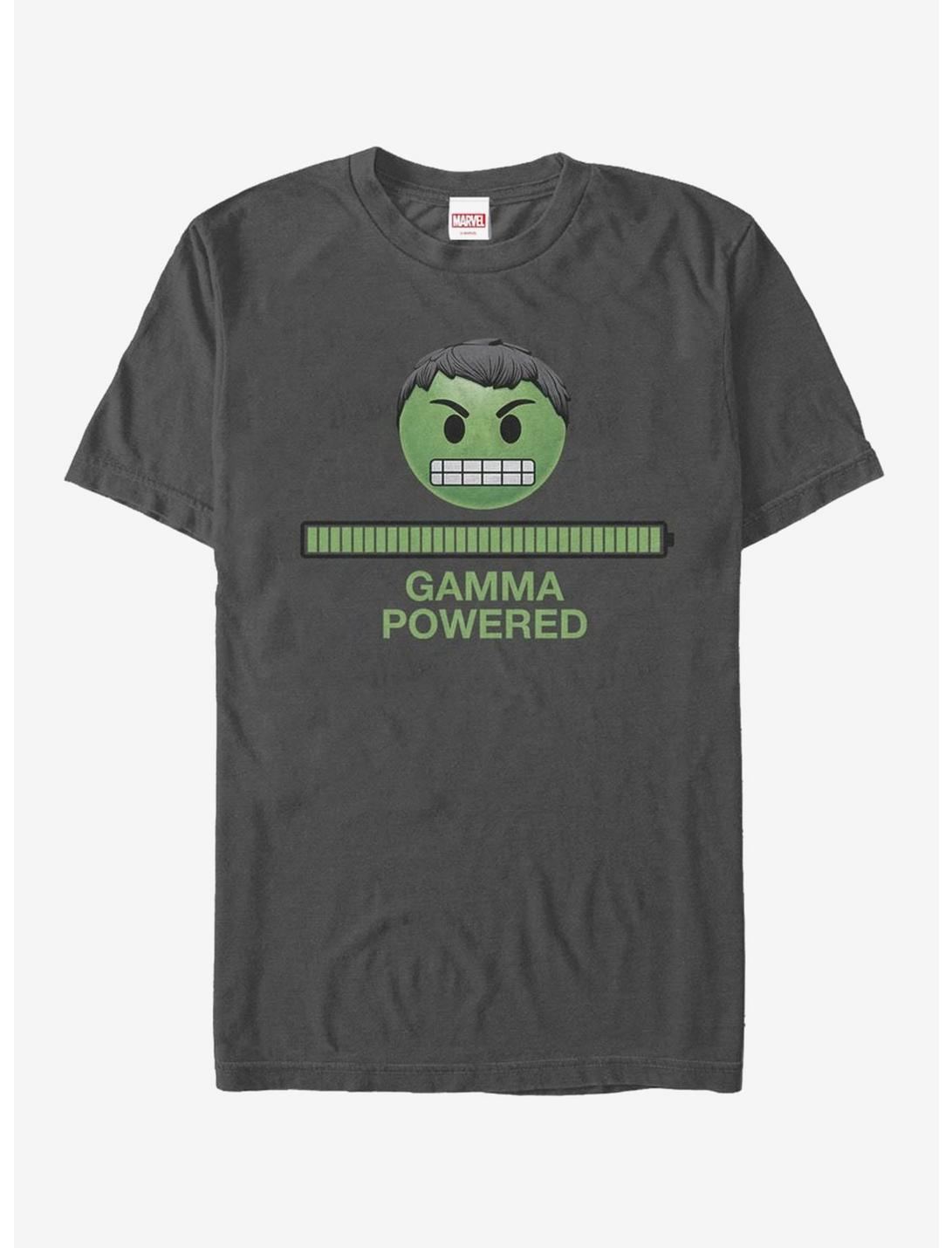Marvel Hulk Gamma Powered Emoji T-Shirt, CHARCOAL, hi-res